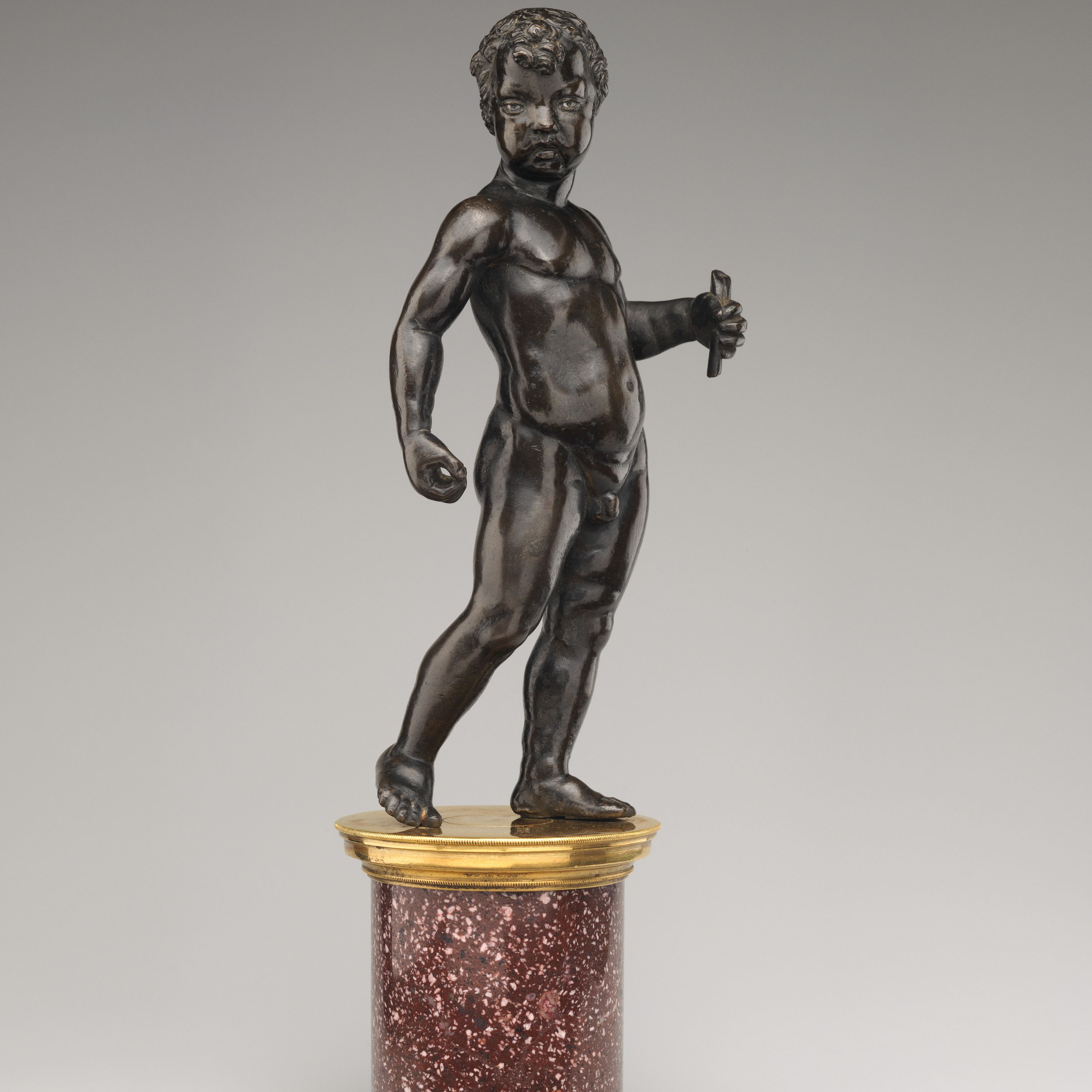 Standing boy by Andrea Mantegna