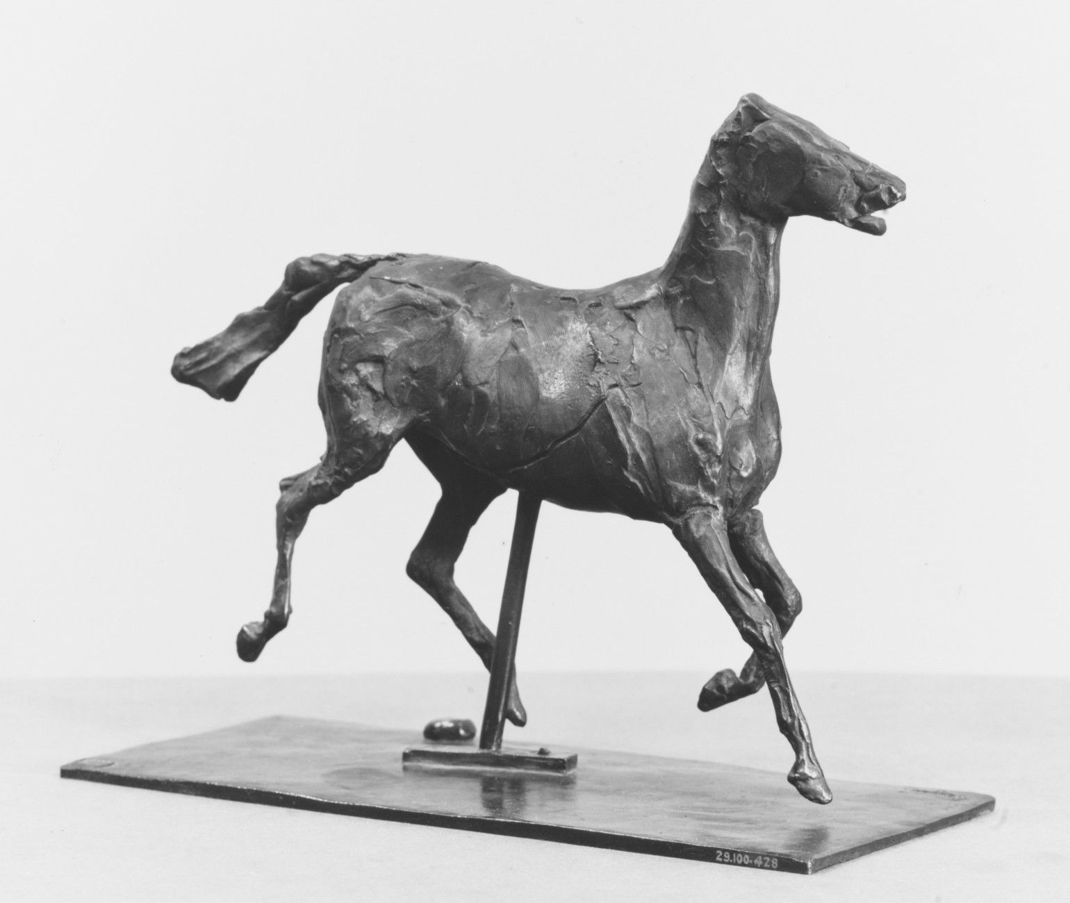 Horse Trotting, the Feet Not Touching the Ground by Edgar Degas