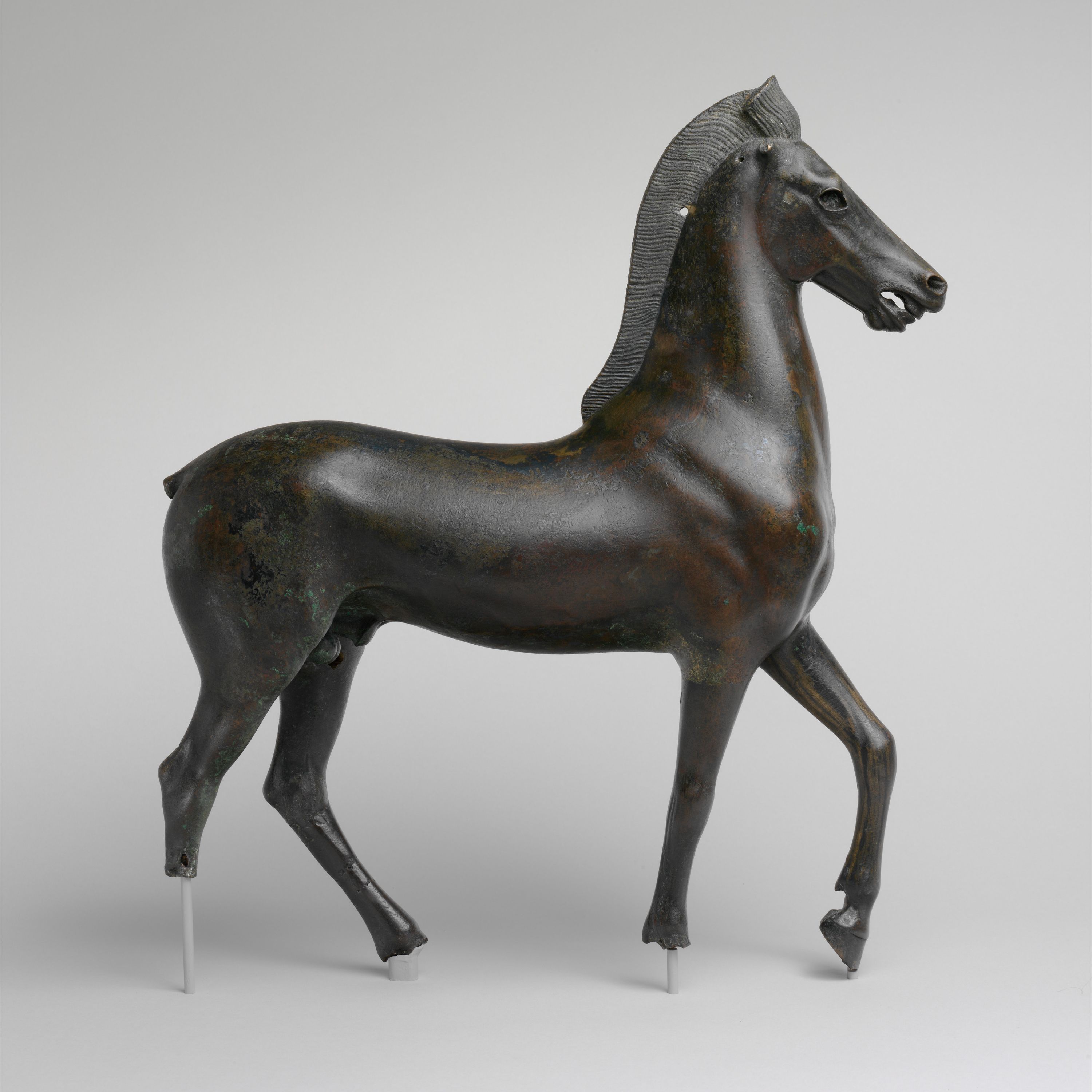 Bronze statuette of a horse