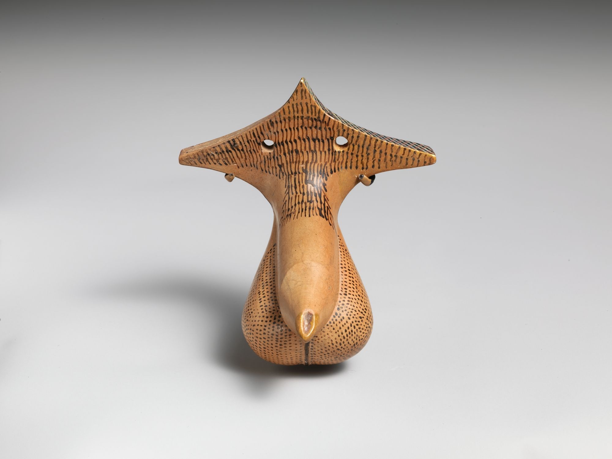 Terracotta vase in the form of a phallus