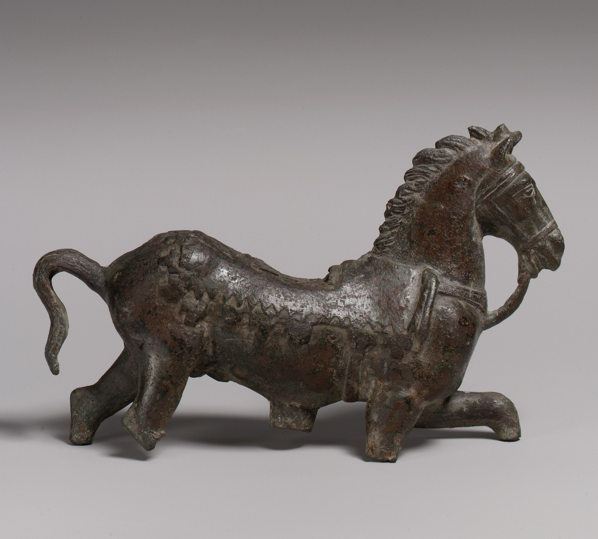 Bronze statuette of a horse