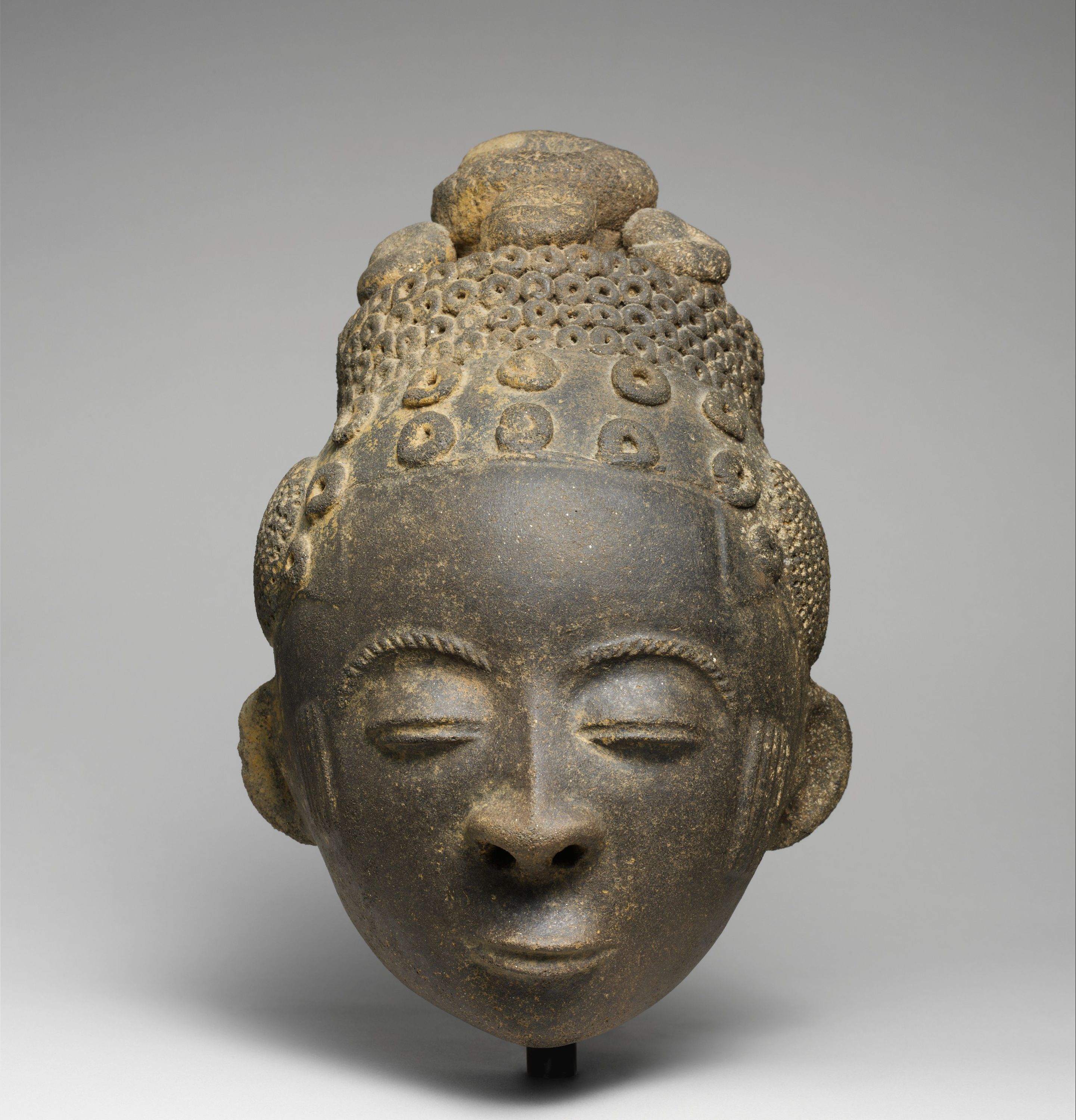 Nsodie (memorial head) of a queen mother by Akan artist