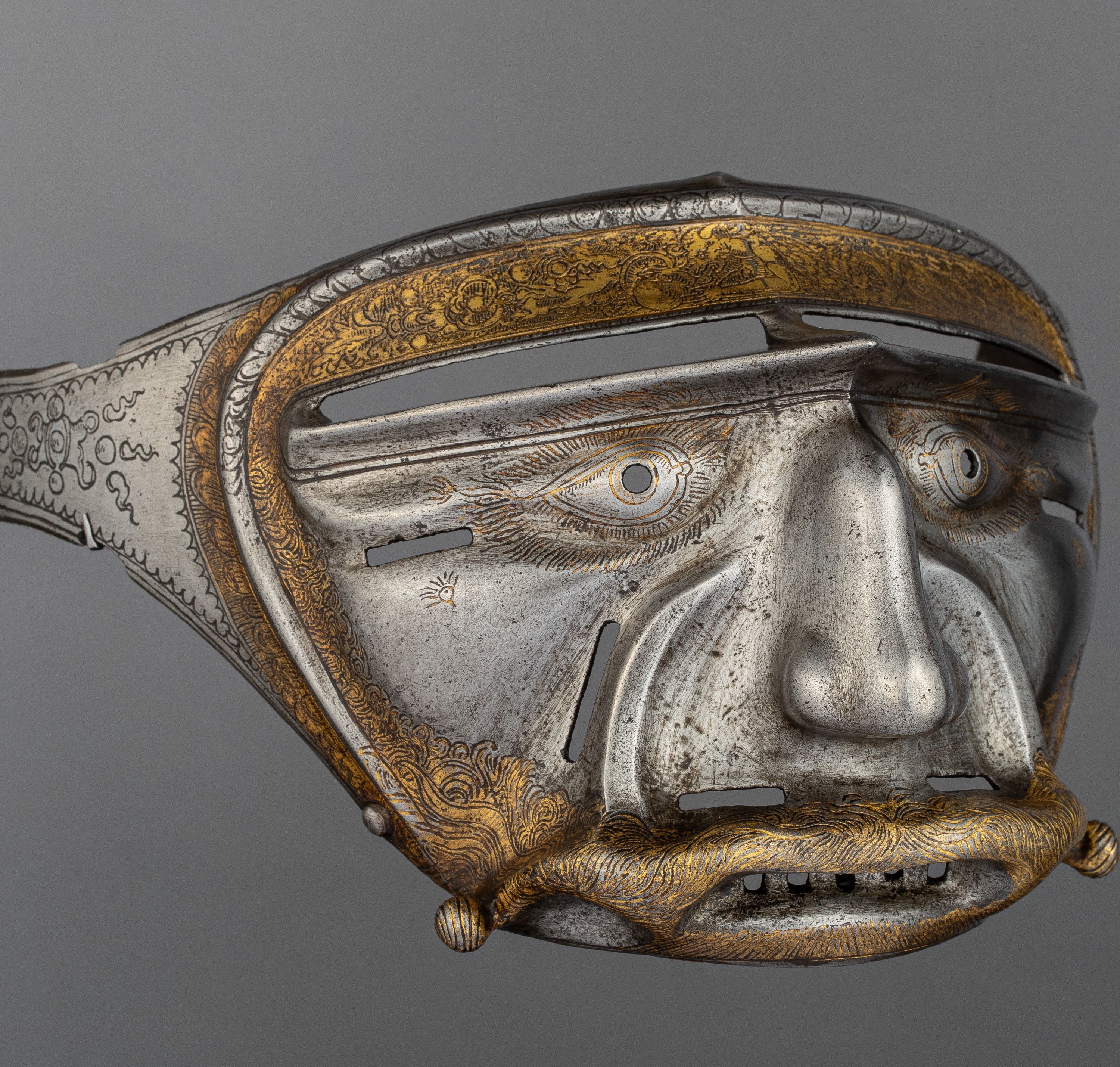 Mask Visor in Form of a Human Face by Kolman Helmschmid
