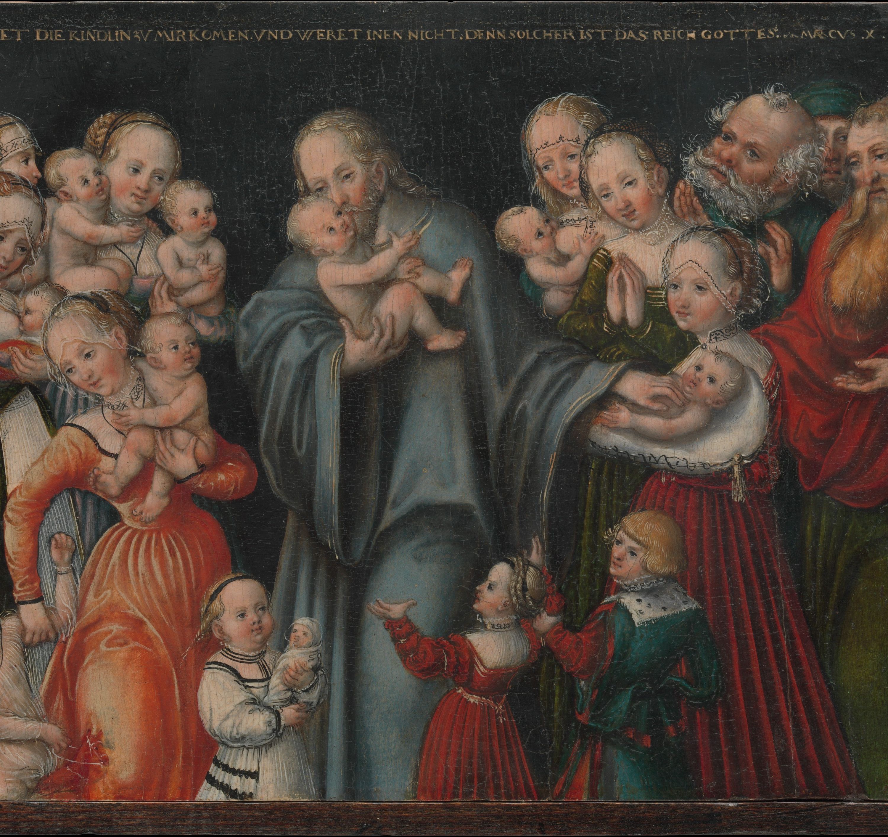 Christ Blessing the Children by Lucas Cranach the Younger and Workshop