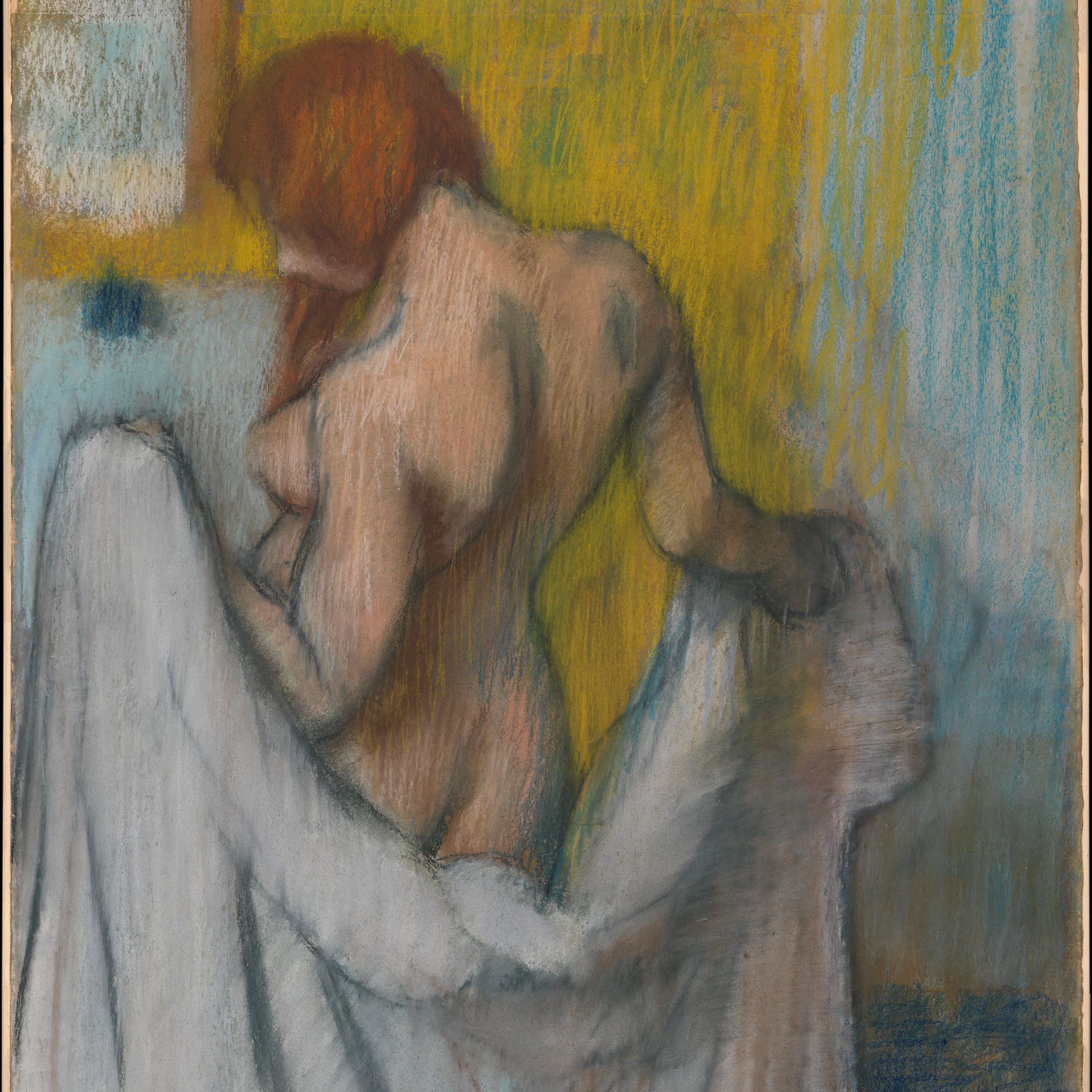 Woman with a Towel by Edgar Degas