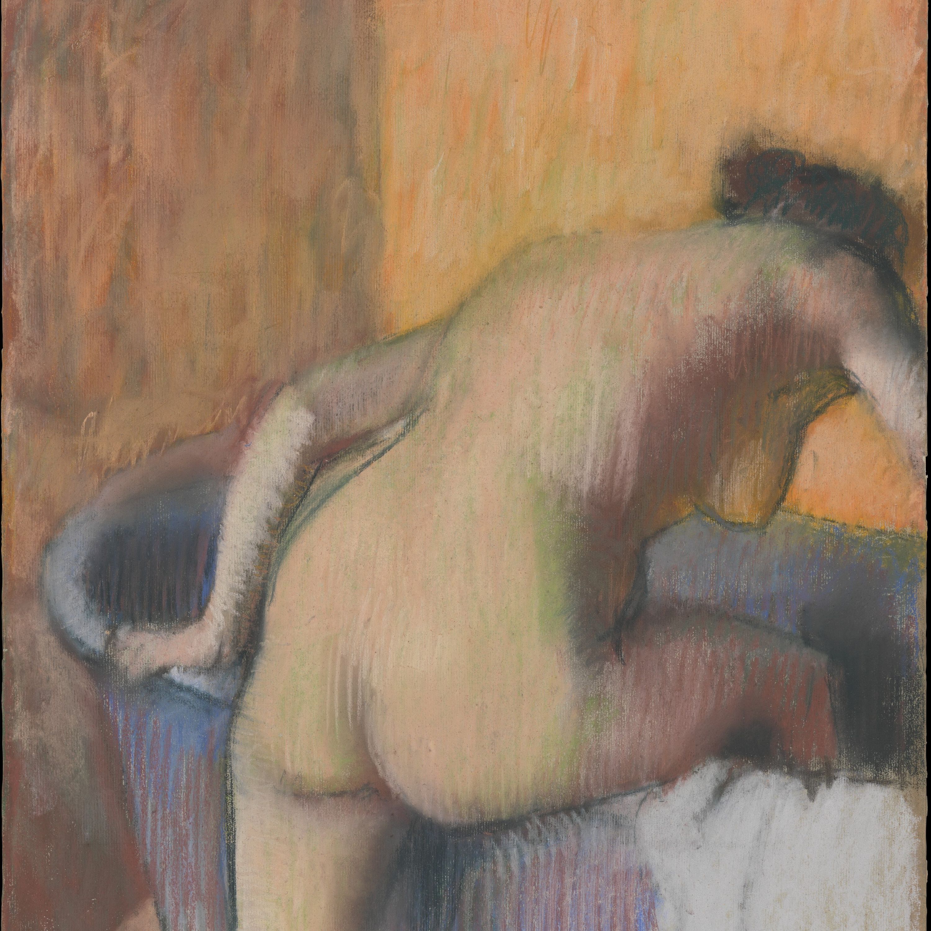 Bather Stepping into a Tub by Edgar Degas