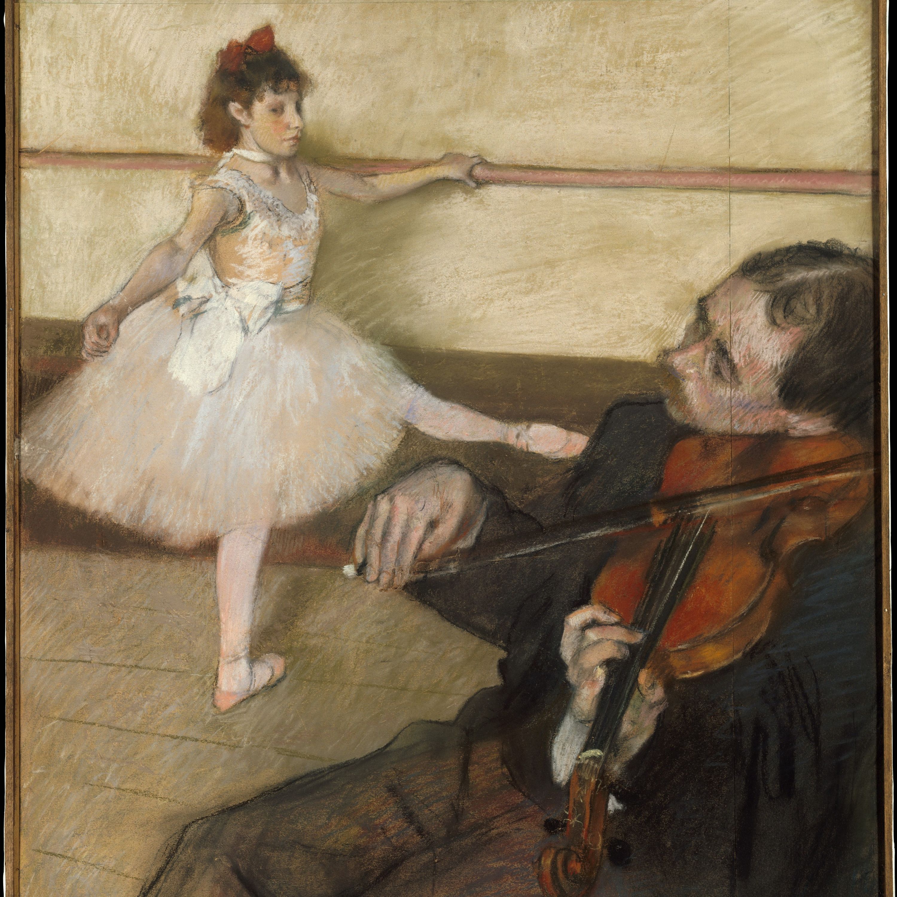 The Dance Lesson by Edgar Degas