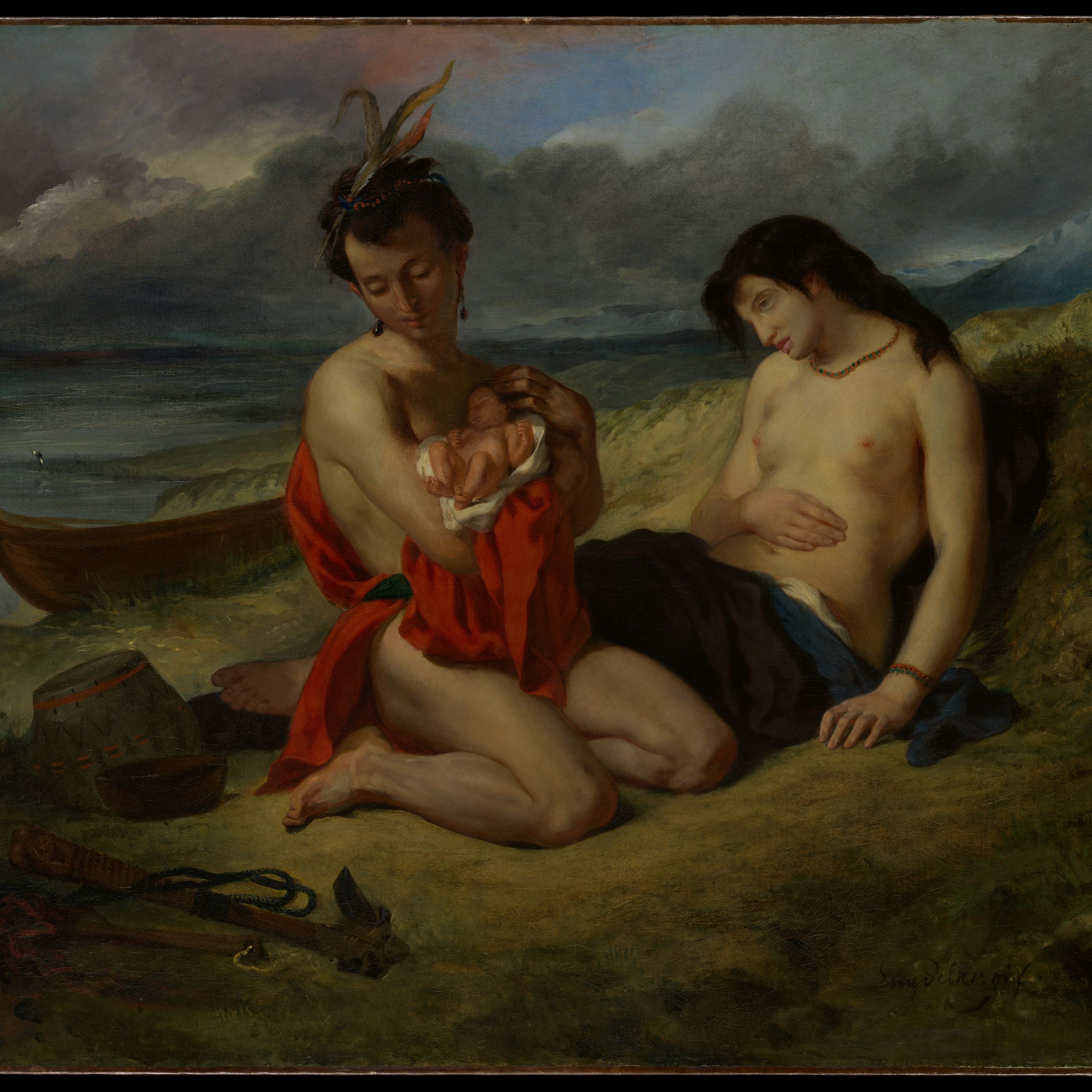 The Natchez by Eugène Delacroix