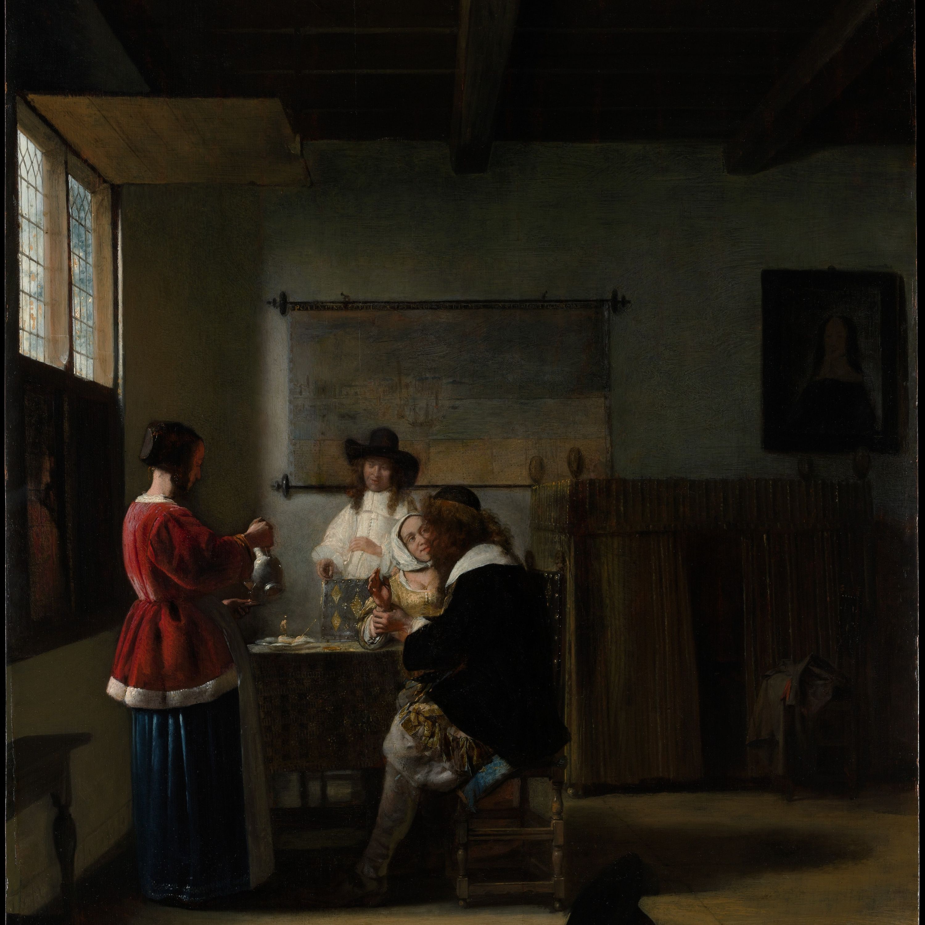 The Visit by Pieter de Hooch