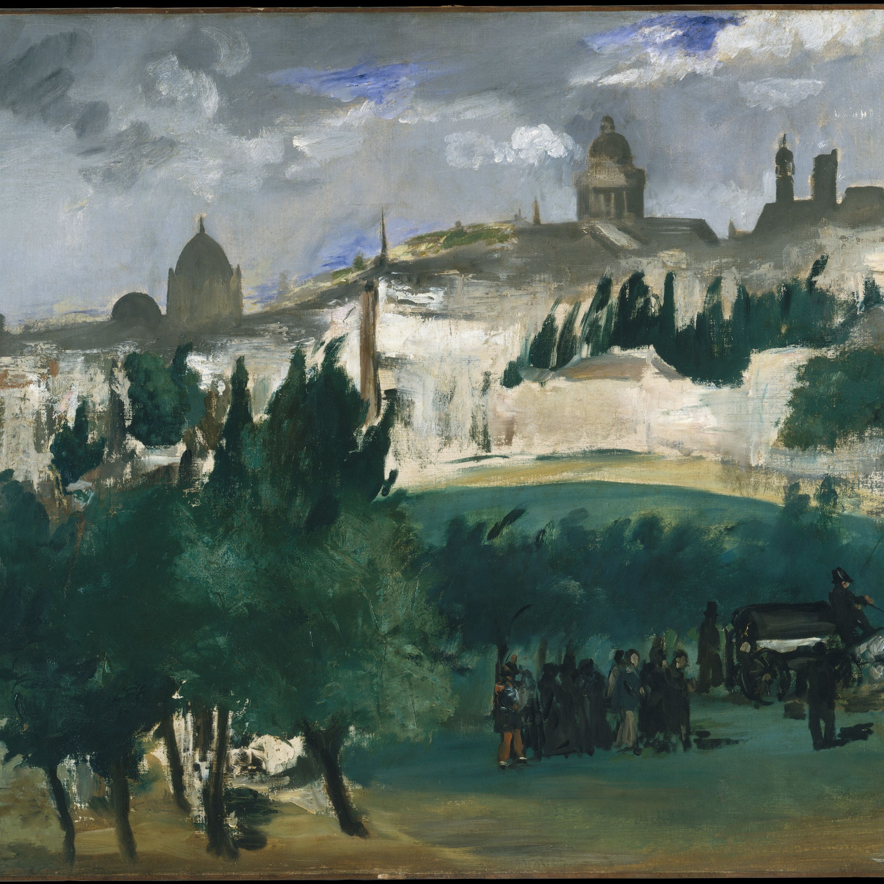 The Funeral by Edouard Manet