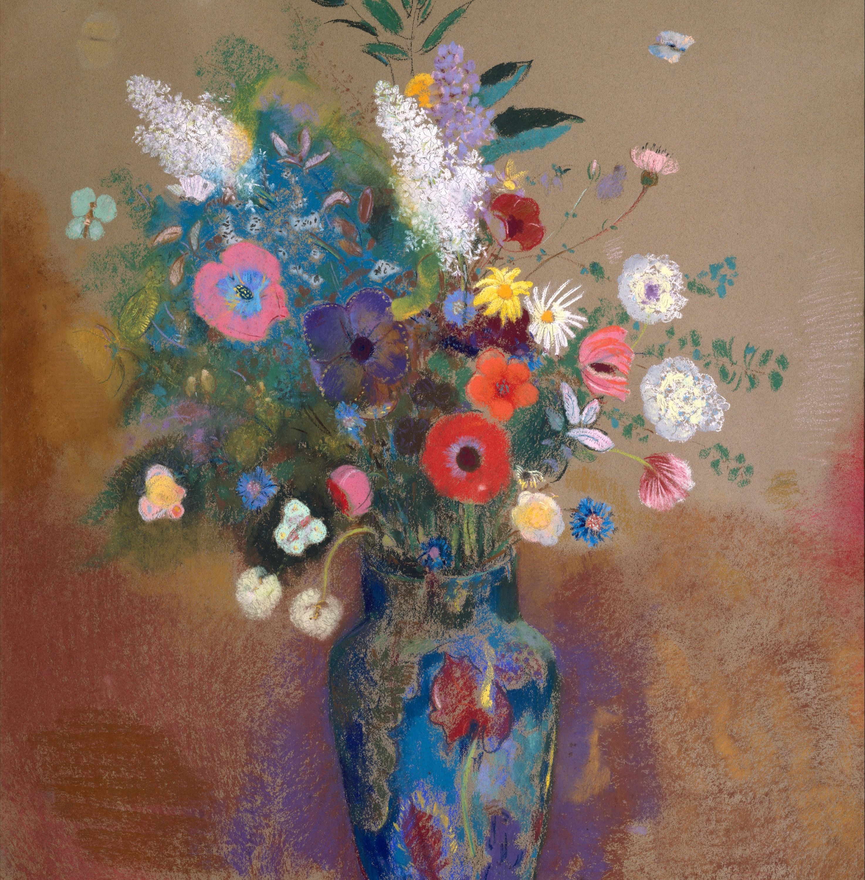 Bouquet of Flowers by Odilon Redon