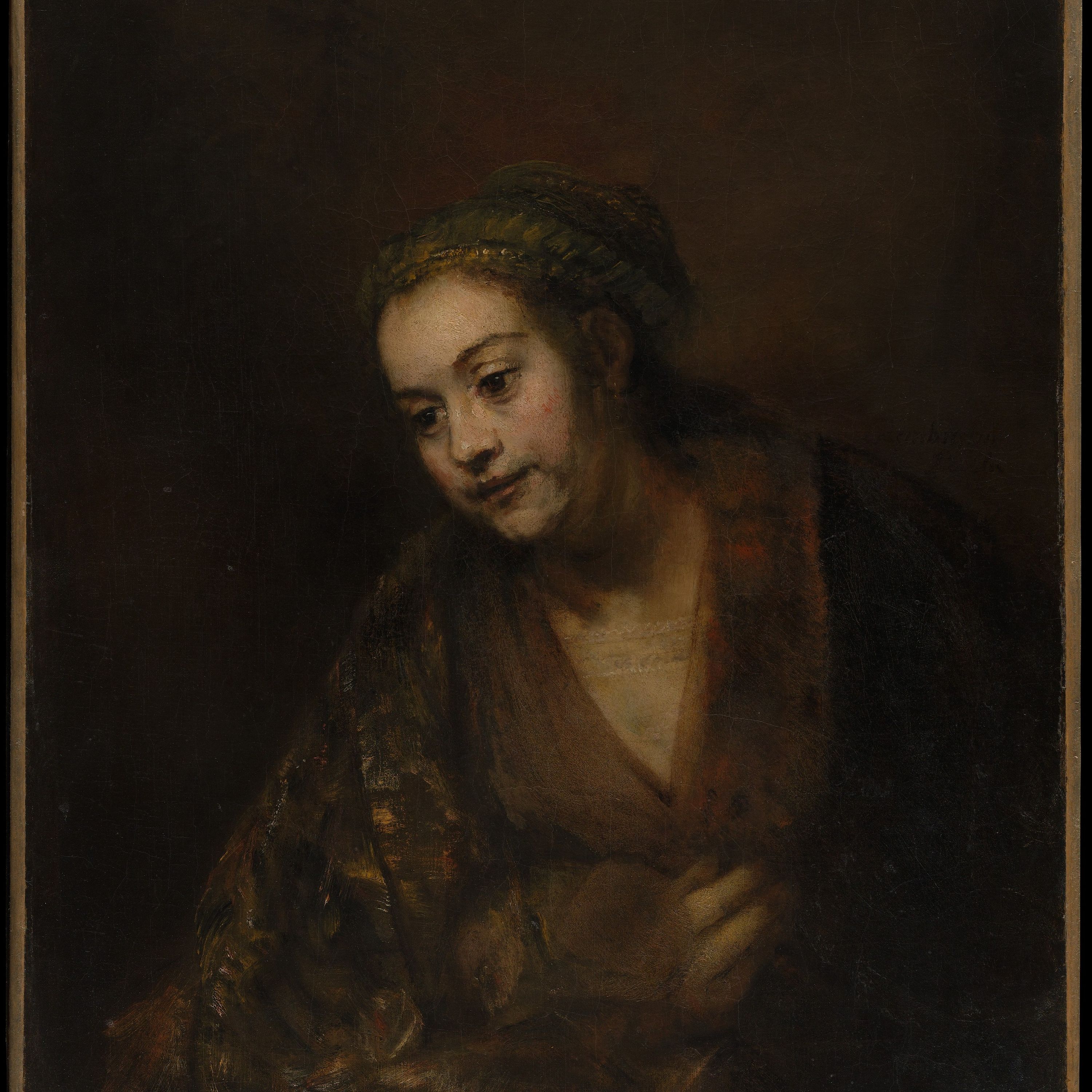 Hendrickje Stoffels (1626–1663) by Rembrandt (Rembrandt van Rijn)