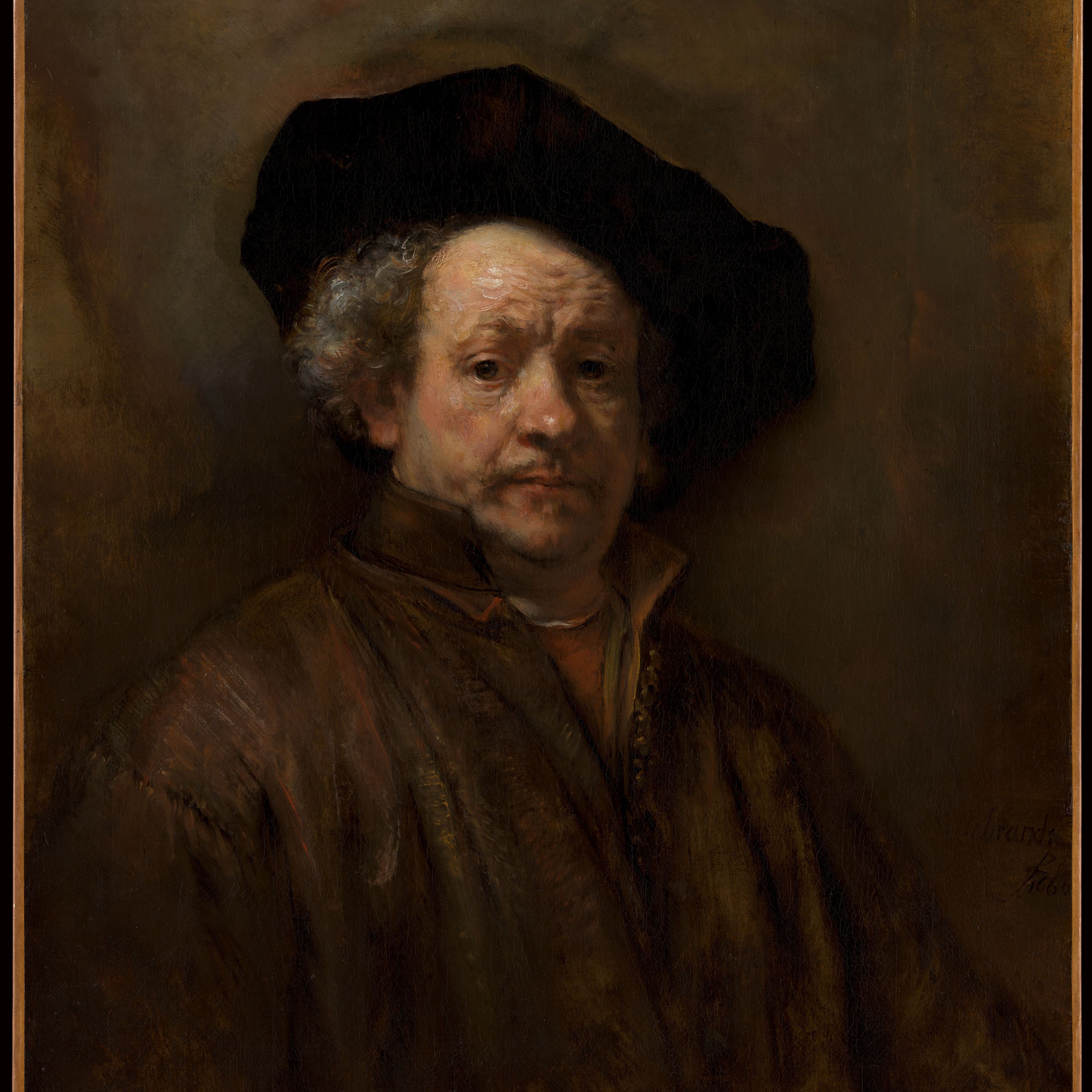 Self-Portrait by Rembrandt (Rembrandt van Rijn)