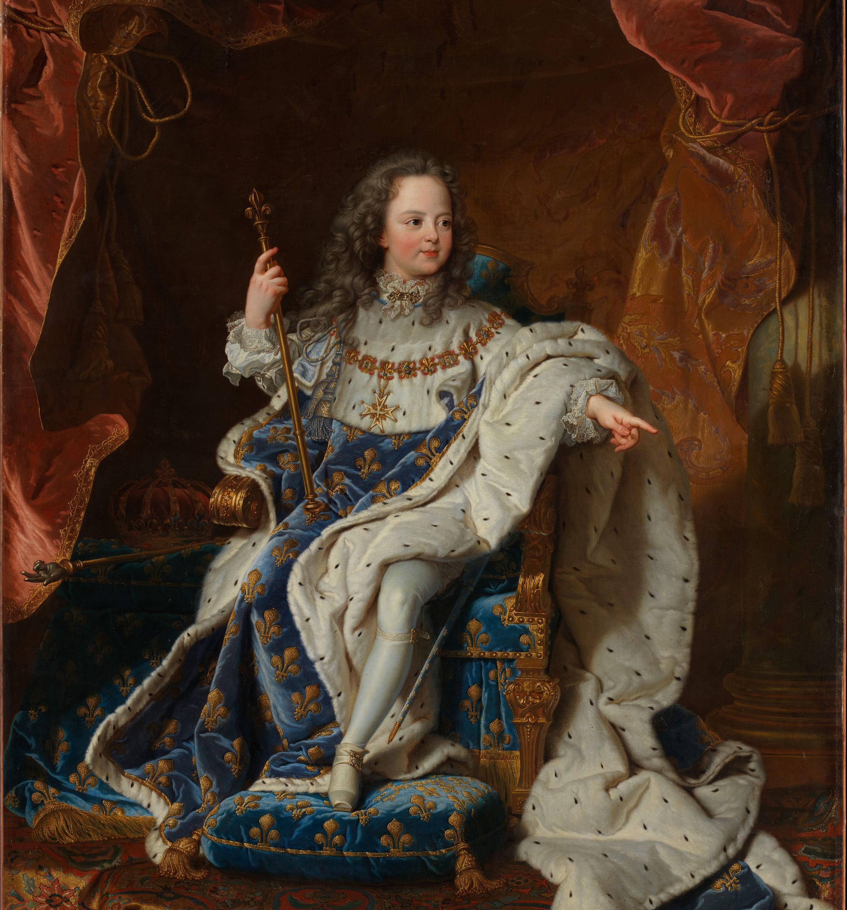 Louis XV (1710–1774) as a Child by Hyacinthe Rigaud