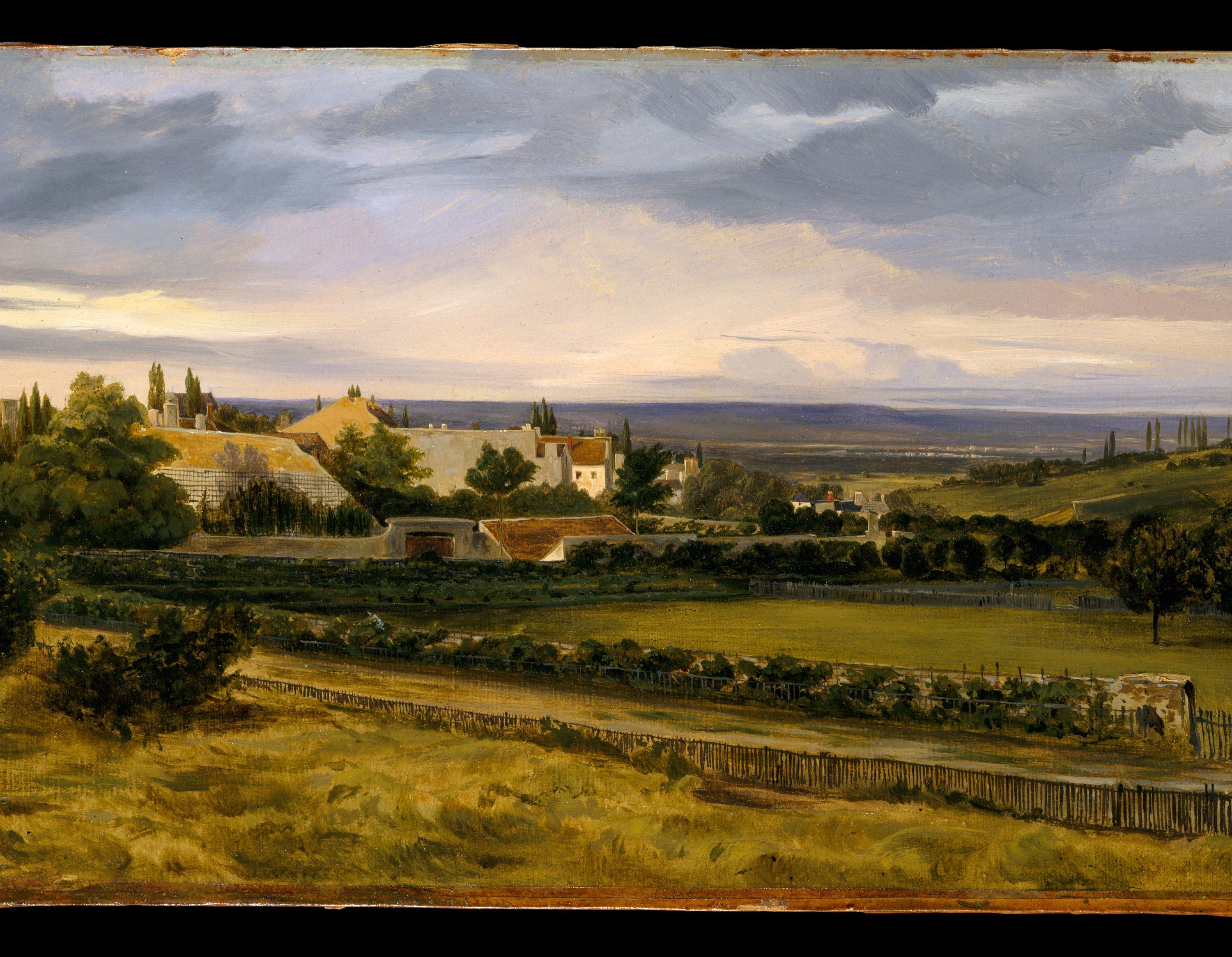 A Village in a Valley by Théodore Rousseau