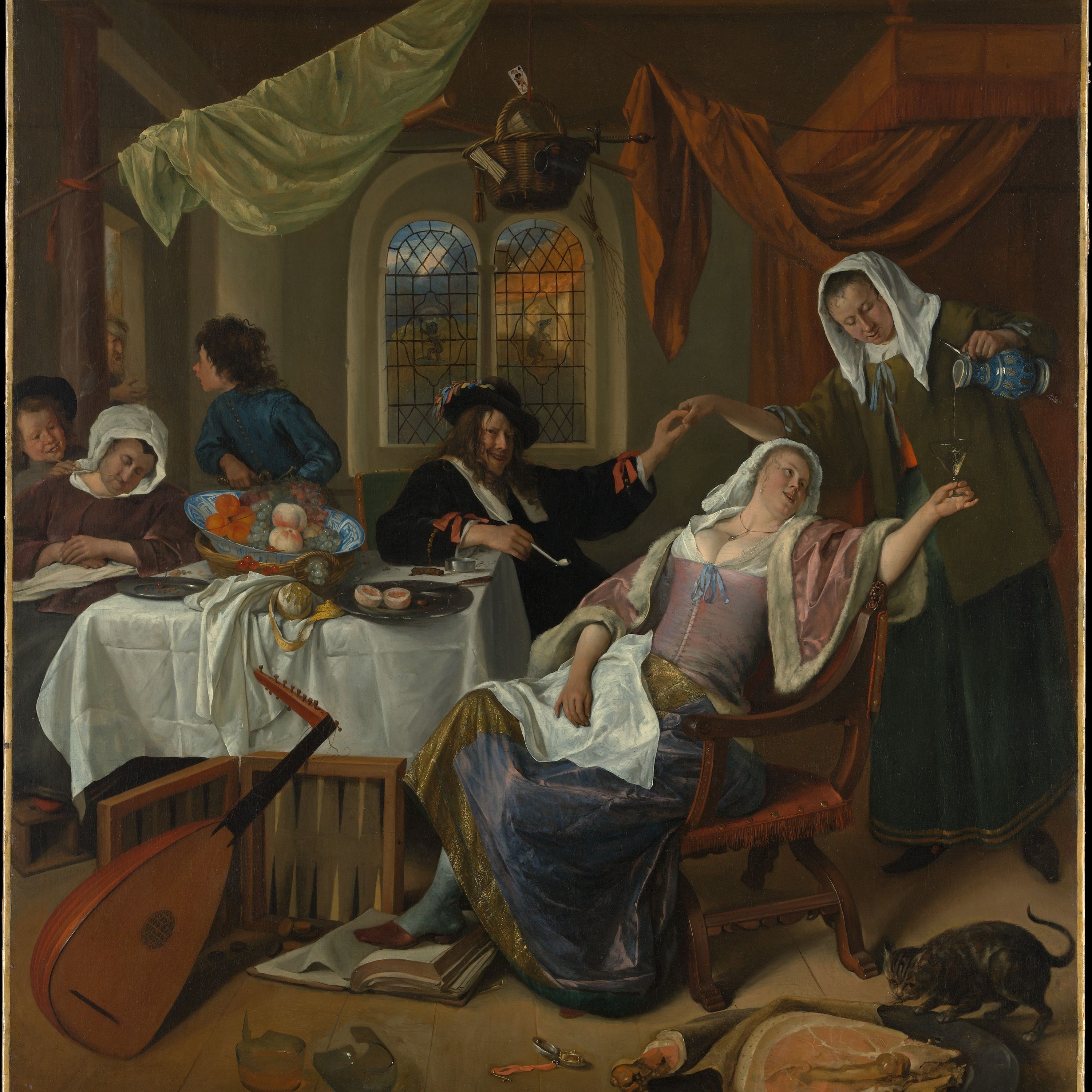 The Dissolute Household by Jan Steen