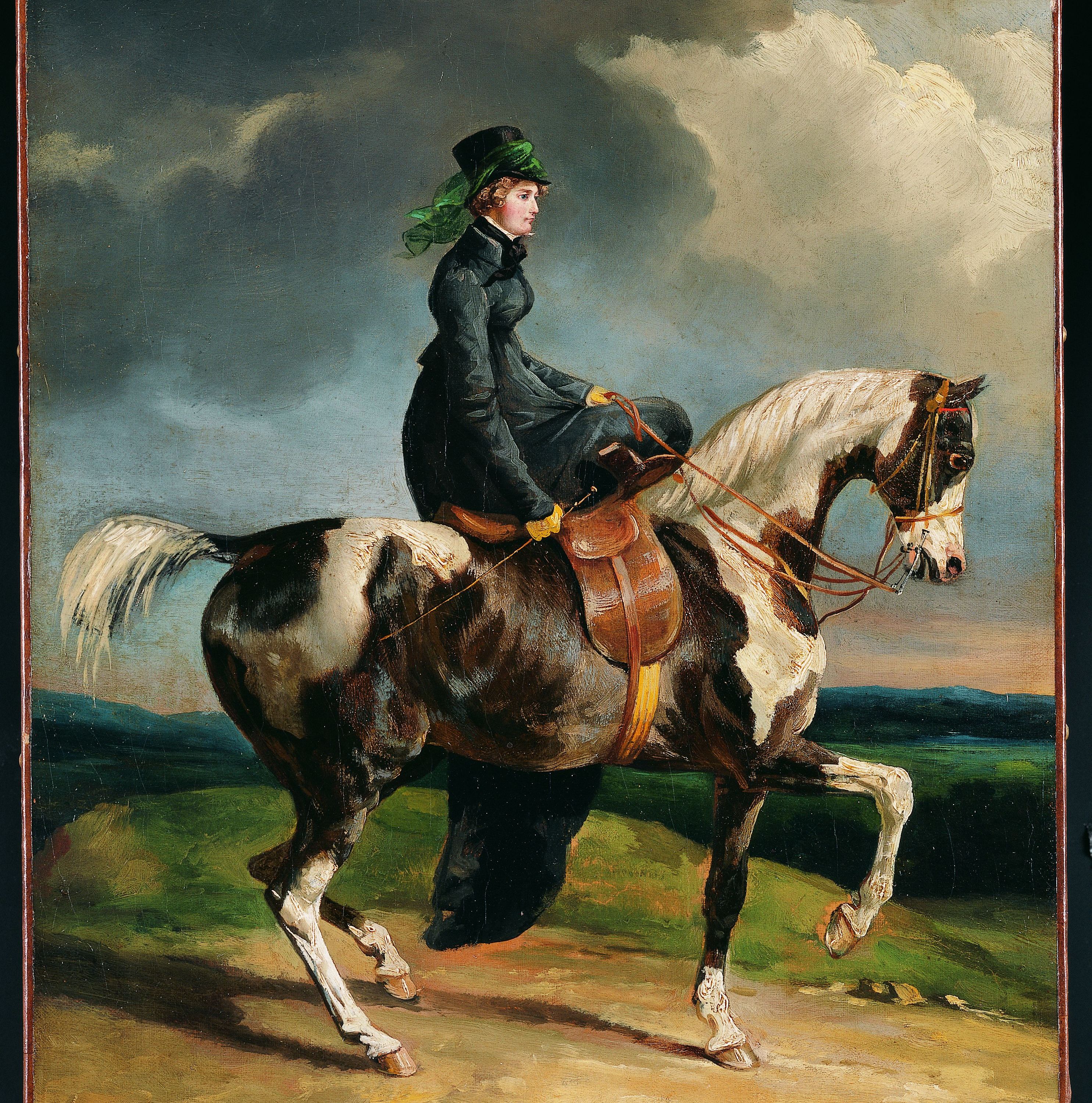 Horsewoman by Théodore Géricault