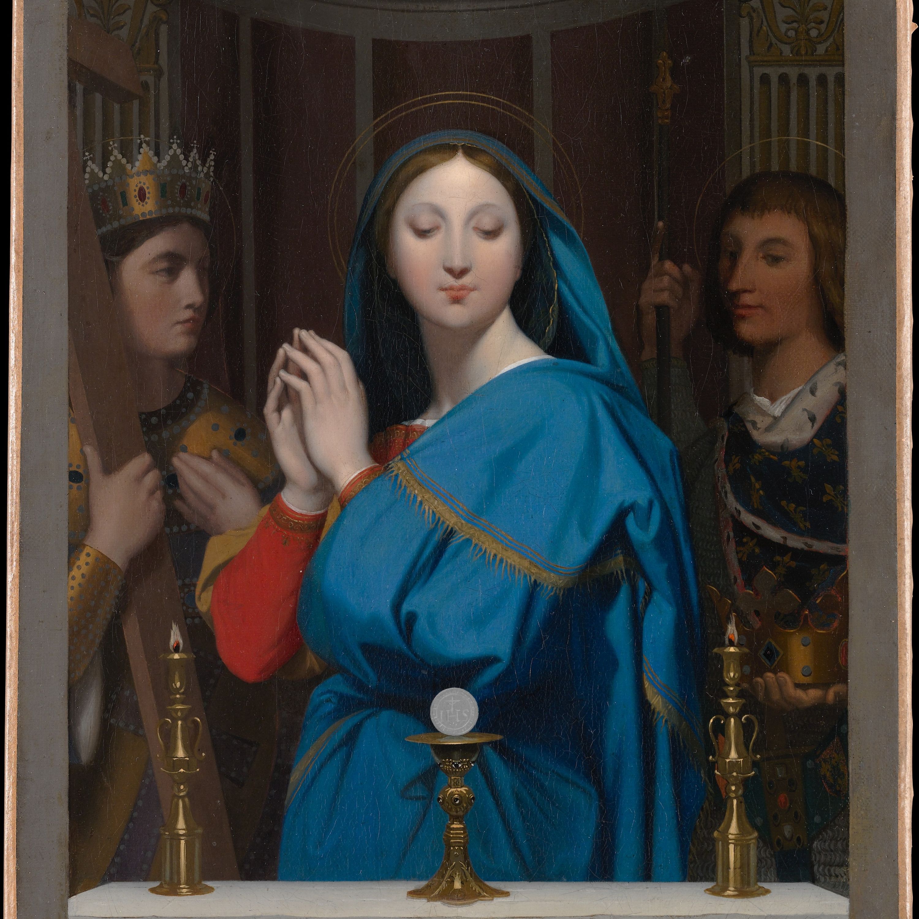 The Virgin Adoring the Host by Jean Auguste Dominique Ingres