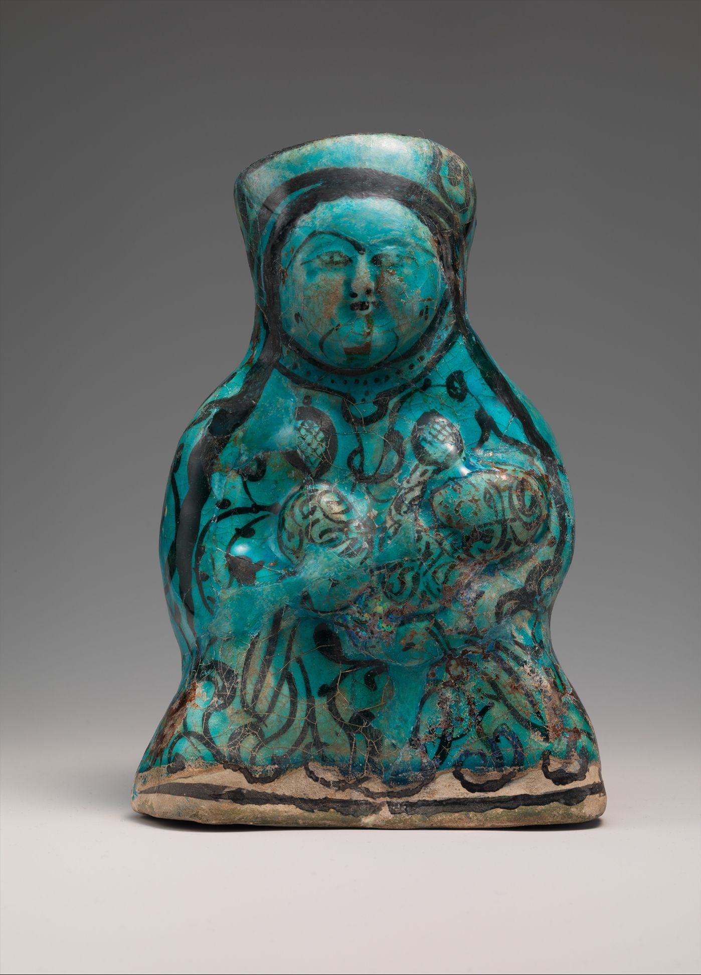 Molded Vessel in the Form of a Mother and Child