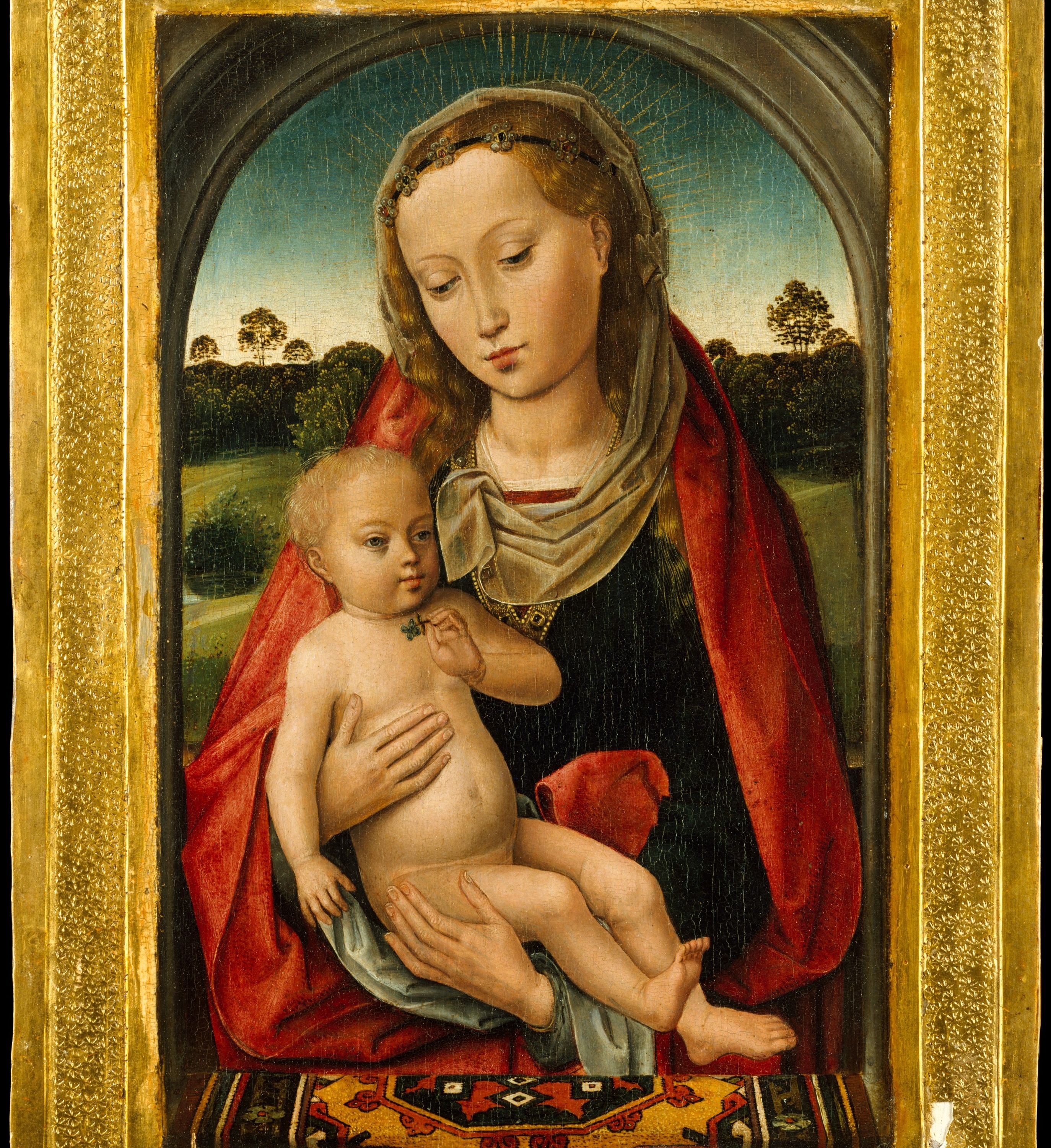 Virgin and Child by Hans Memling