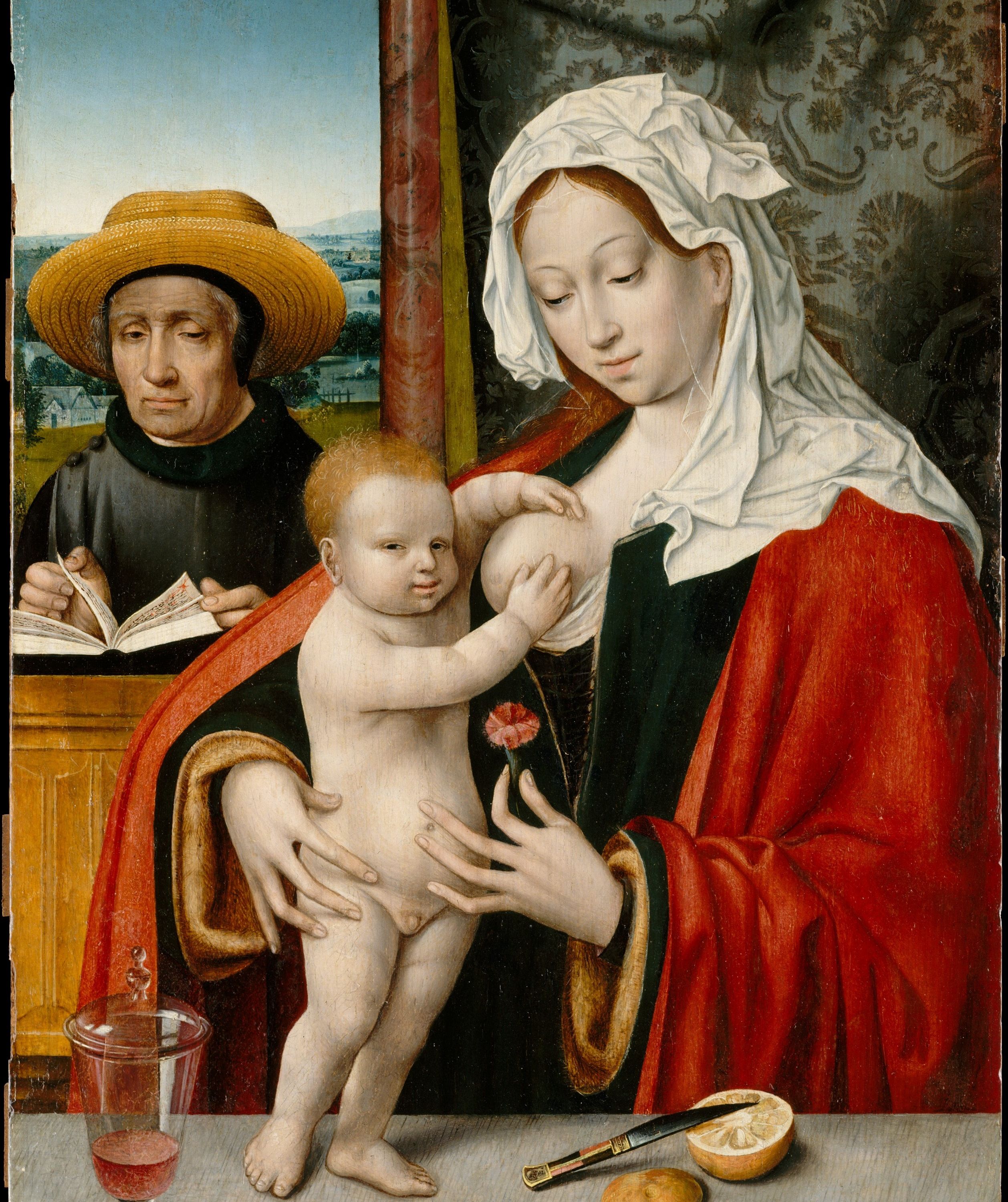 The Holy Family by Joos van Cleve