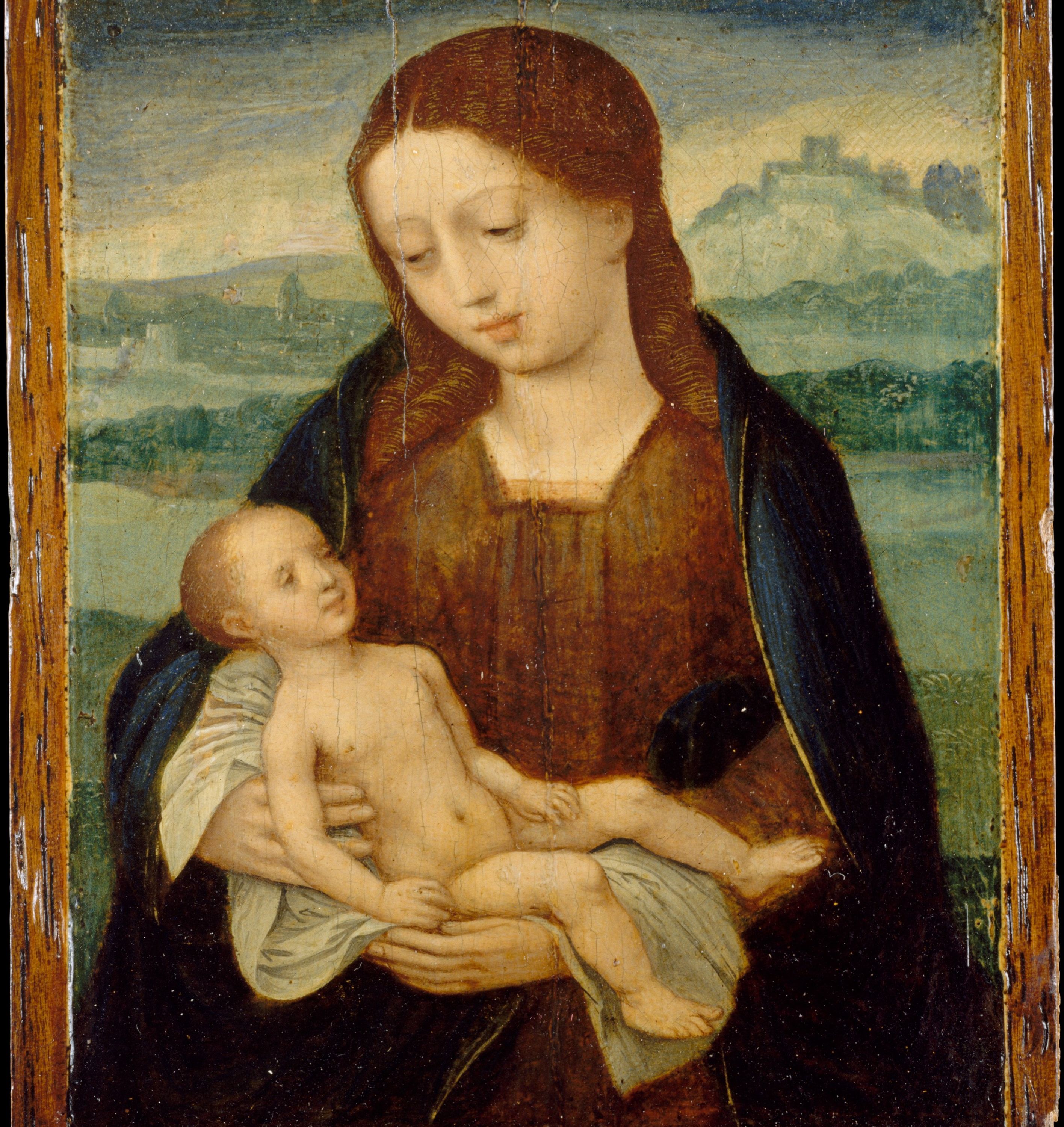 Virgin and Child by Master of the Female Half-Lengths