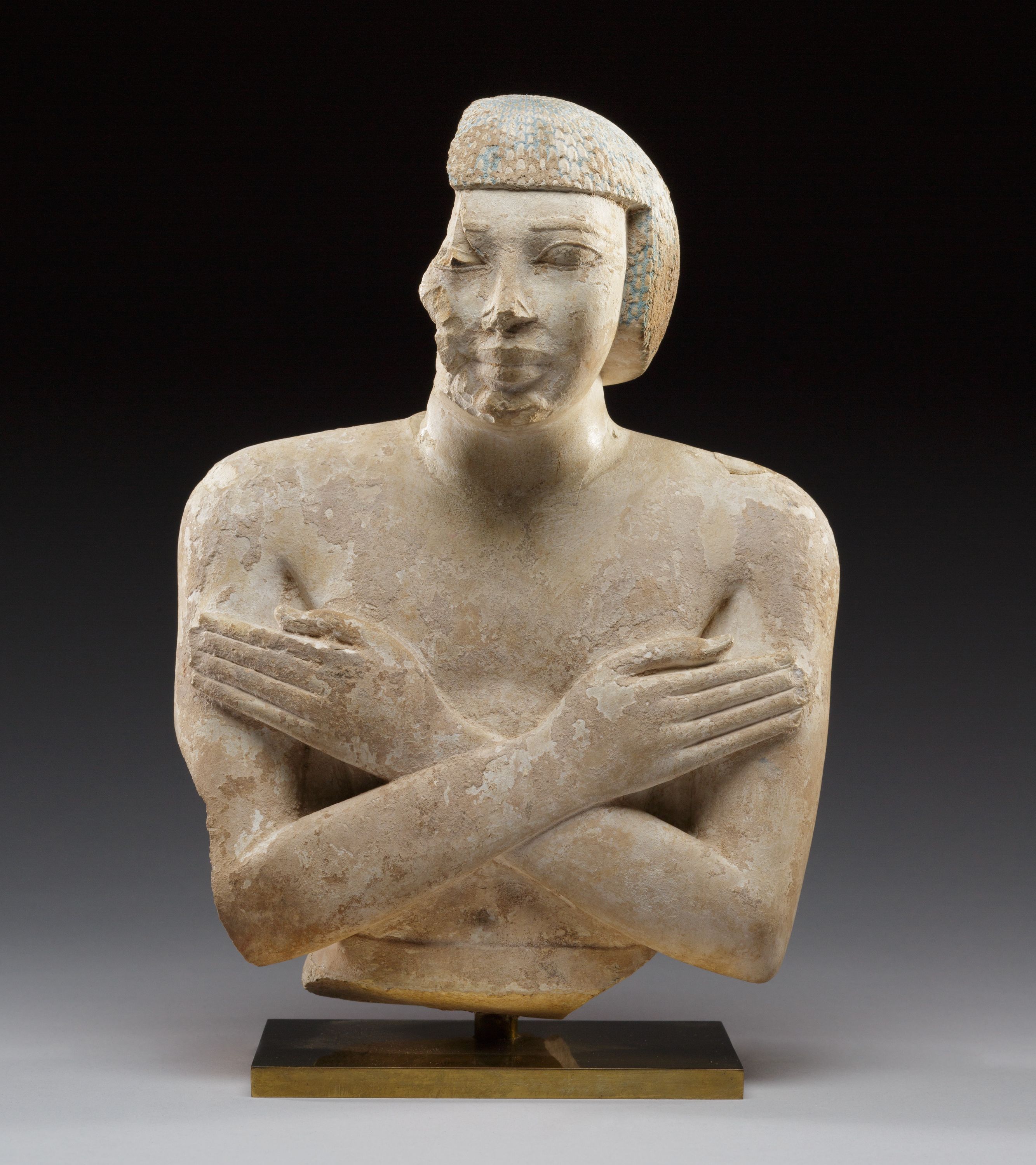 Upper part of a statue of Iqer