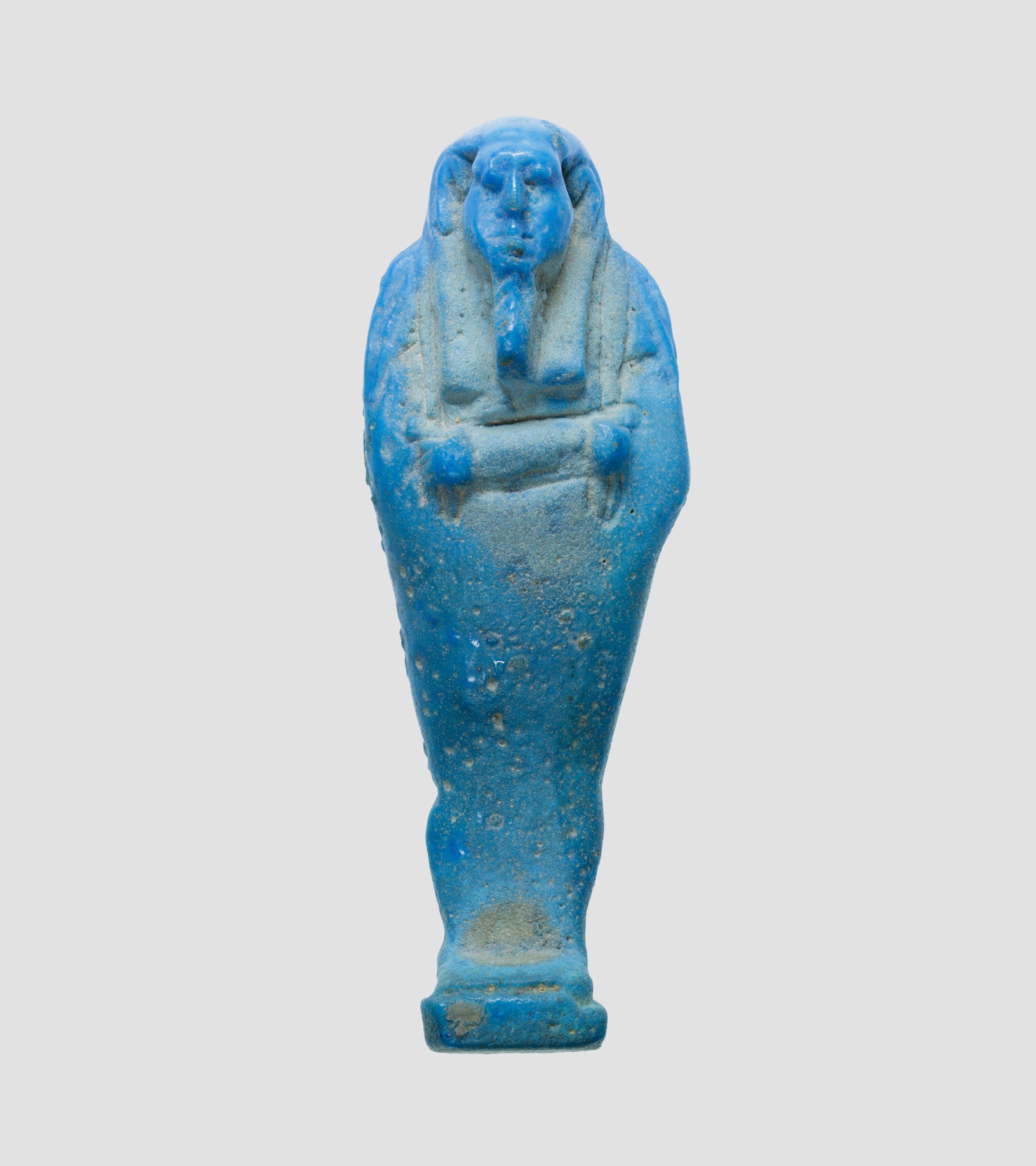 Uninscribed shabti from the tomb of Nespekashuty(?)