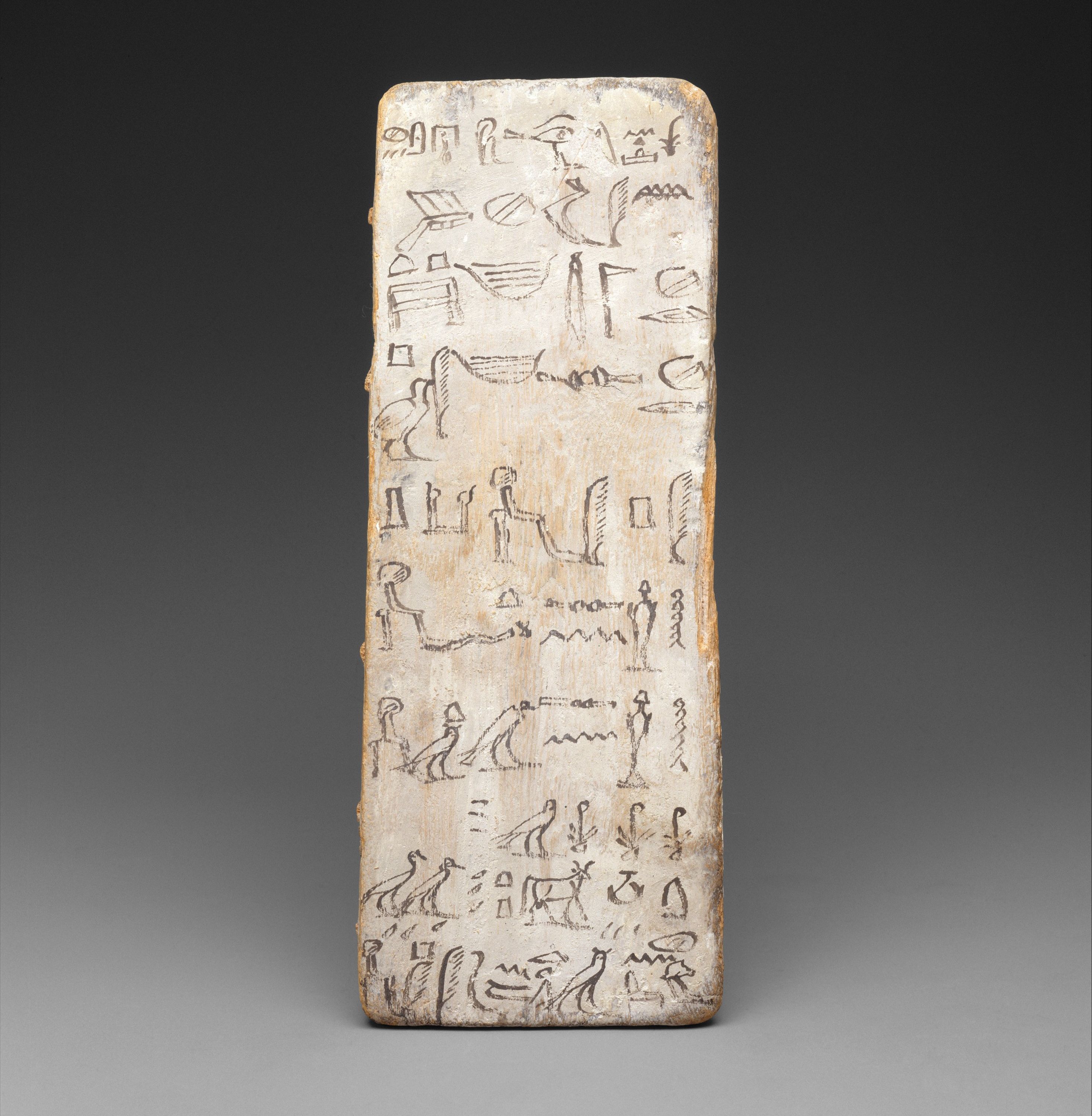 Writing board of an apprentice scribe