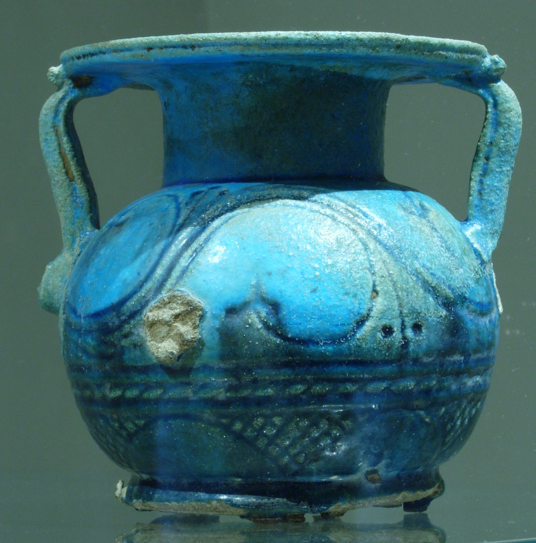 Two-handled Jar with Lid