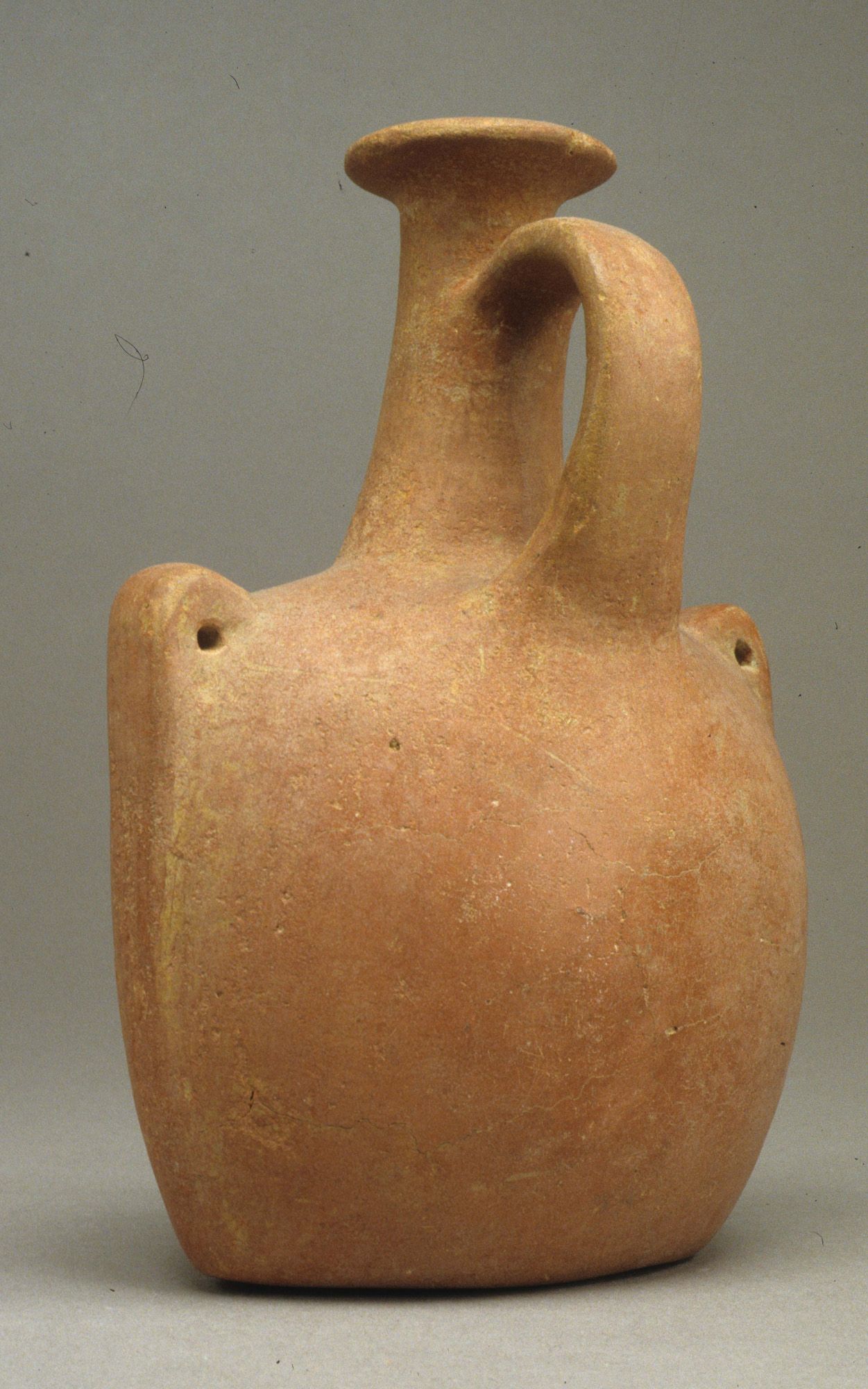 Vase with a Handle and Two Projections with Suspension Holes