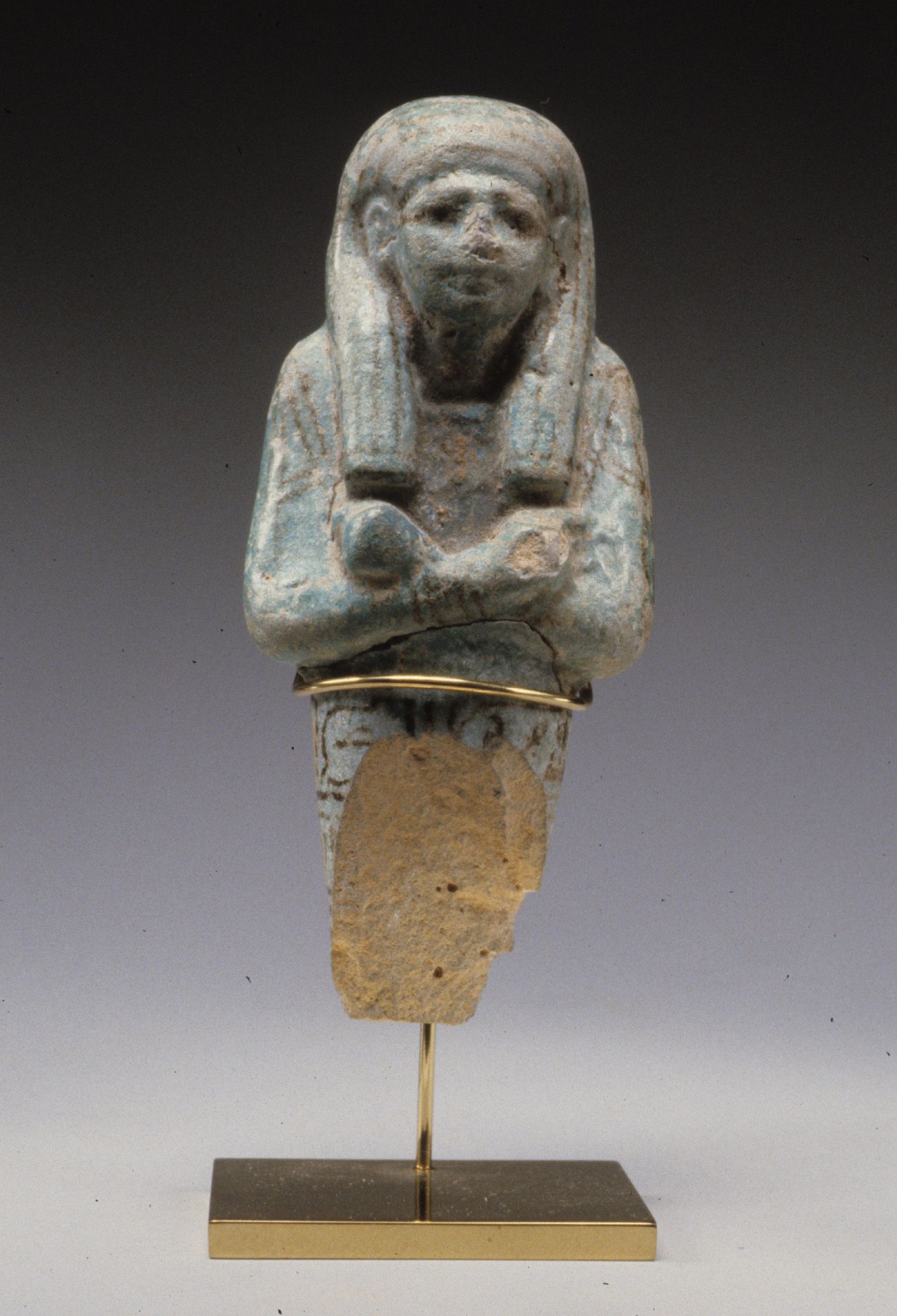 Upper part of a shabti of Seti I