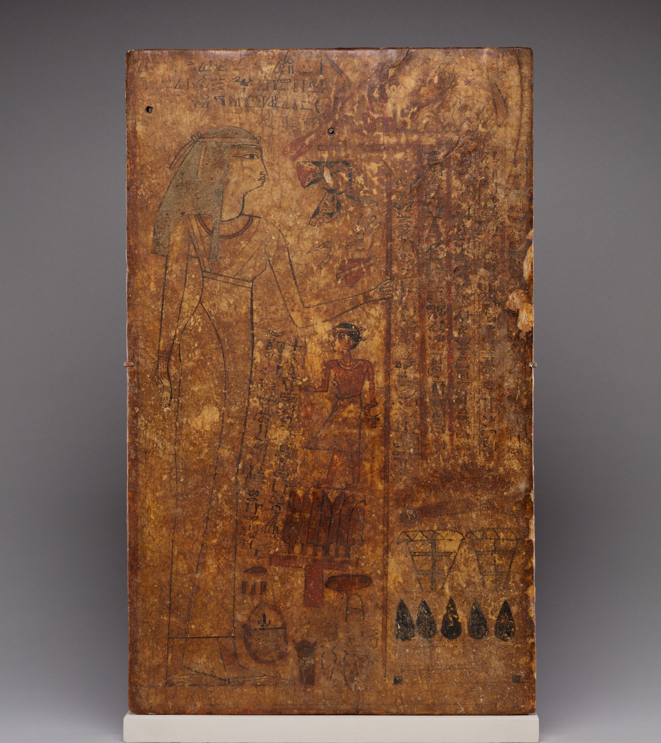 Writing board stela of Ita, usurped by Hetepi