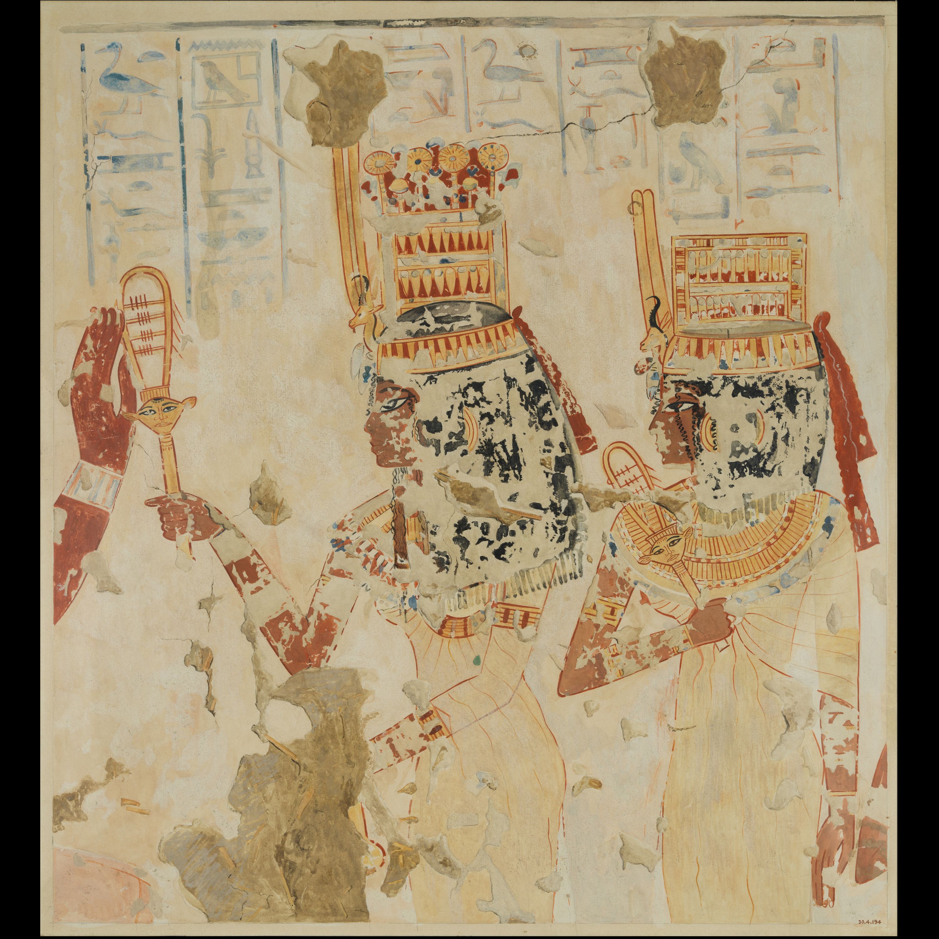 Two Daughters of Menna, Tomb of Menna by Charles K. Wilkinson