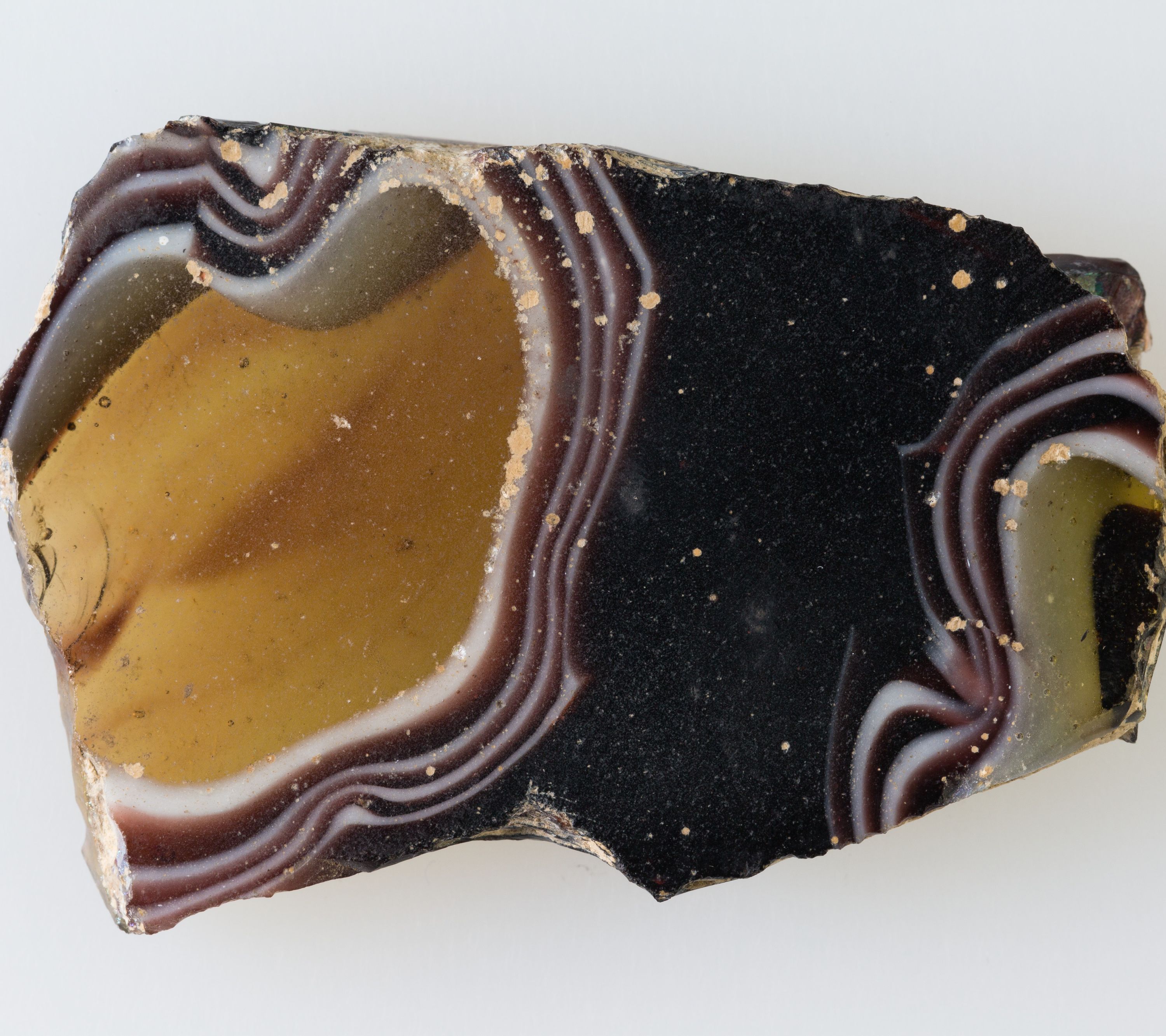 Wall revetment, agate pattern