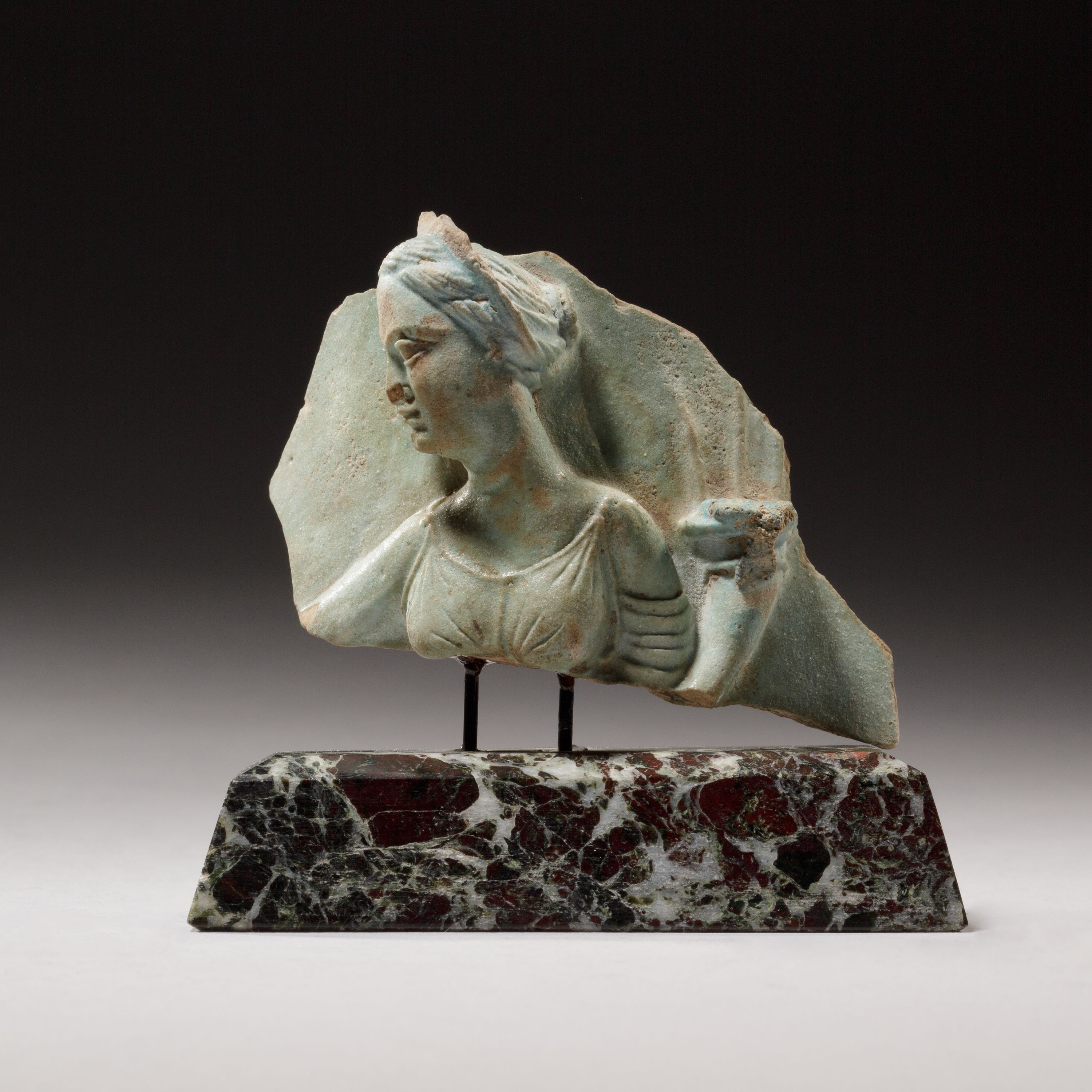 Vase fragment depicting Berenike II