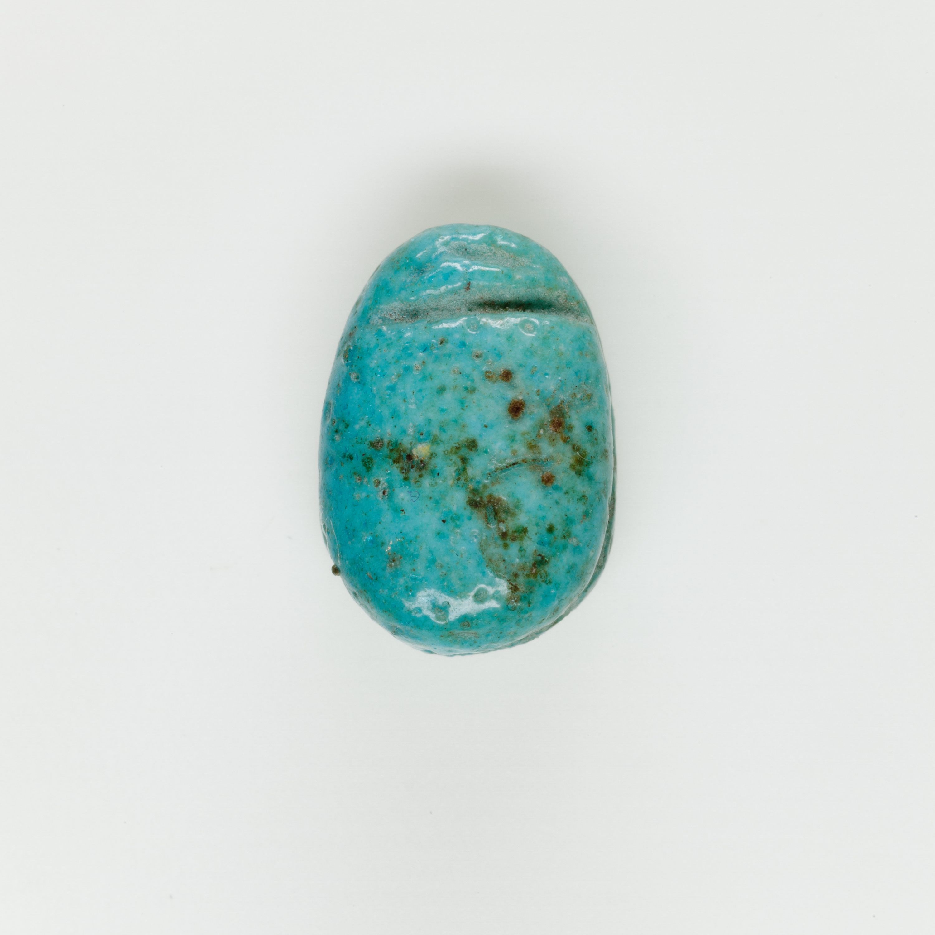 Uninscribed Scarab Bead