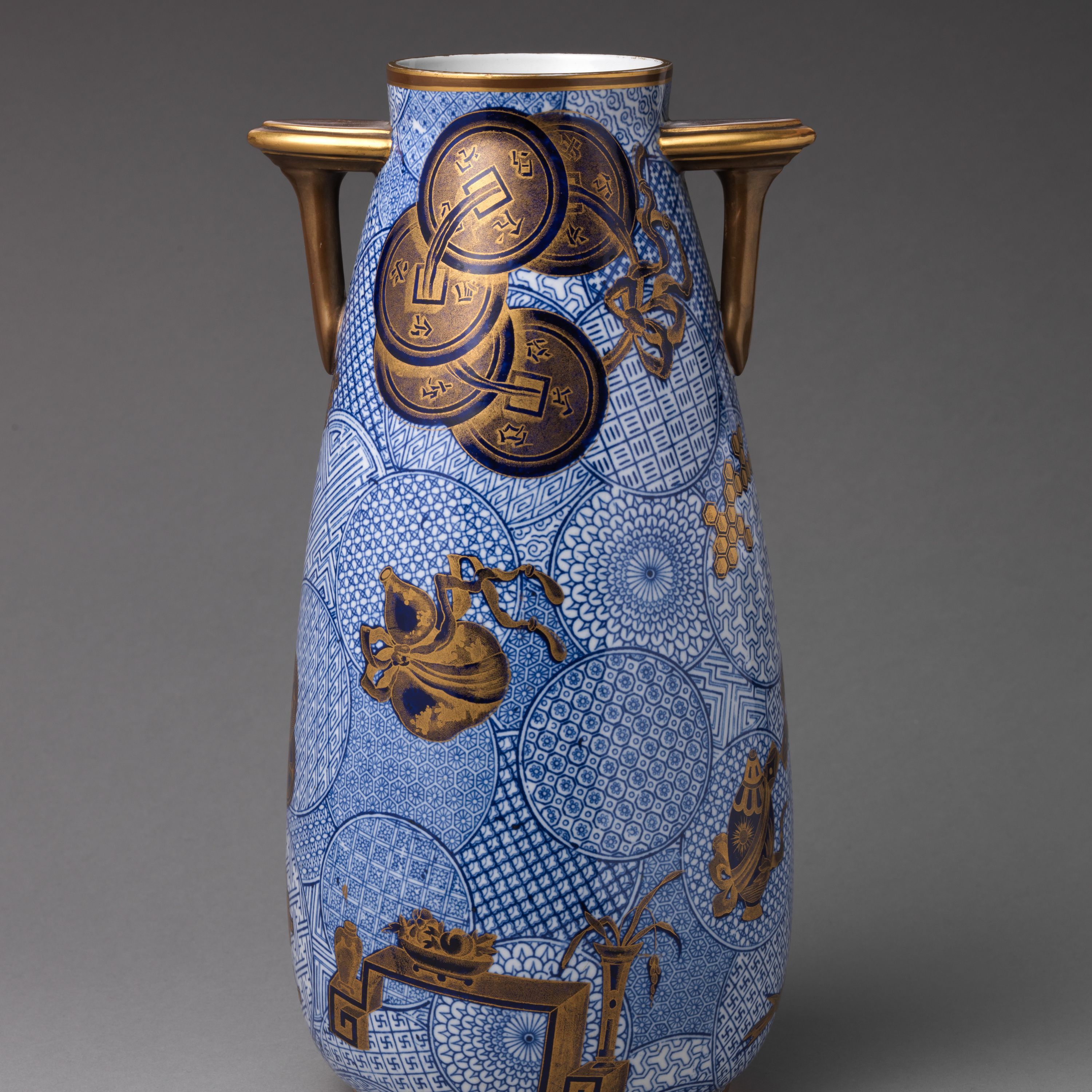 Vase (one of a pair) by Worcester factory