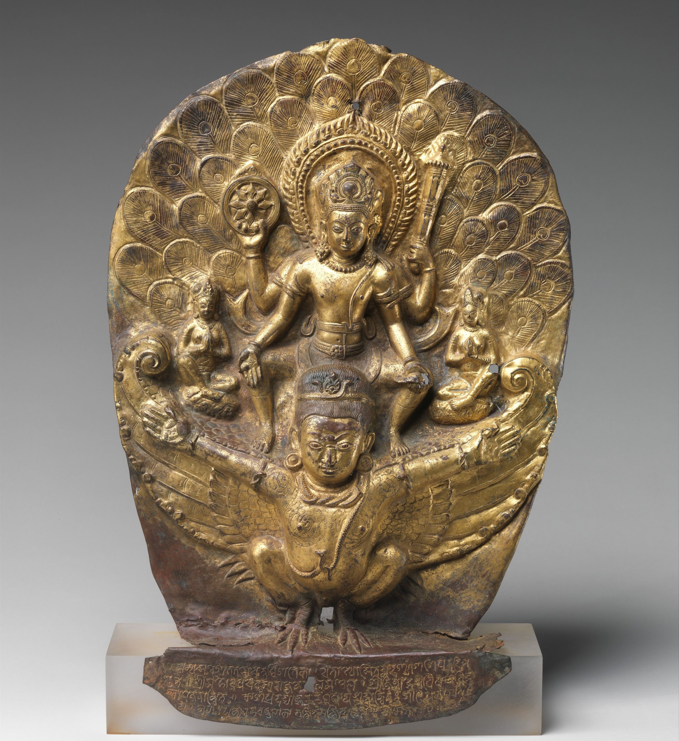 Vishnu Riding on Garuda
