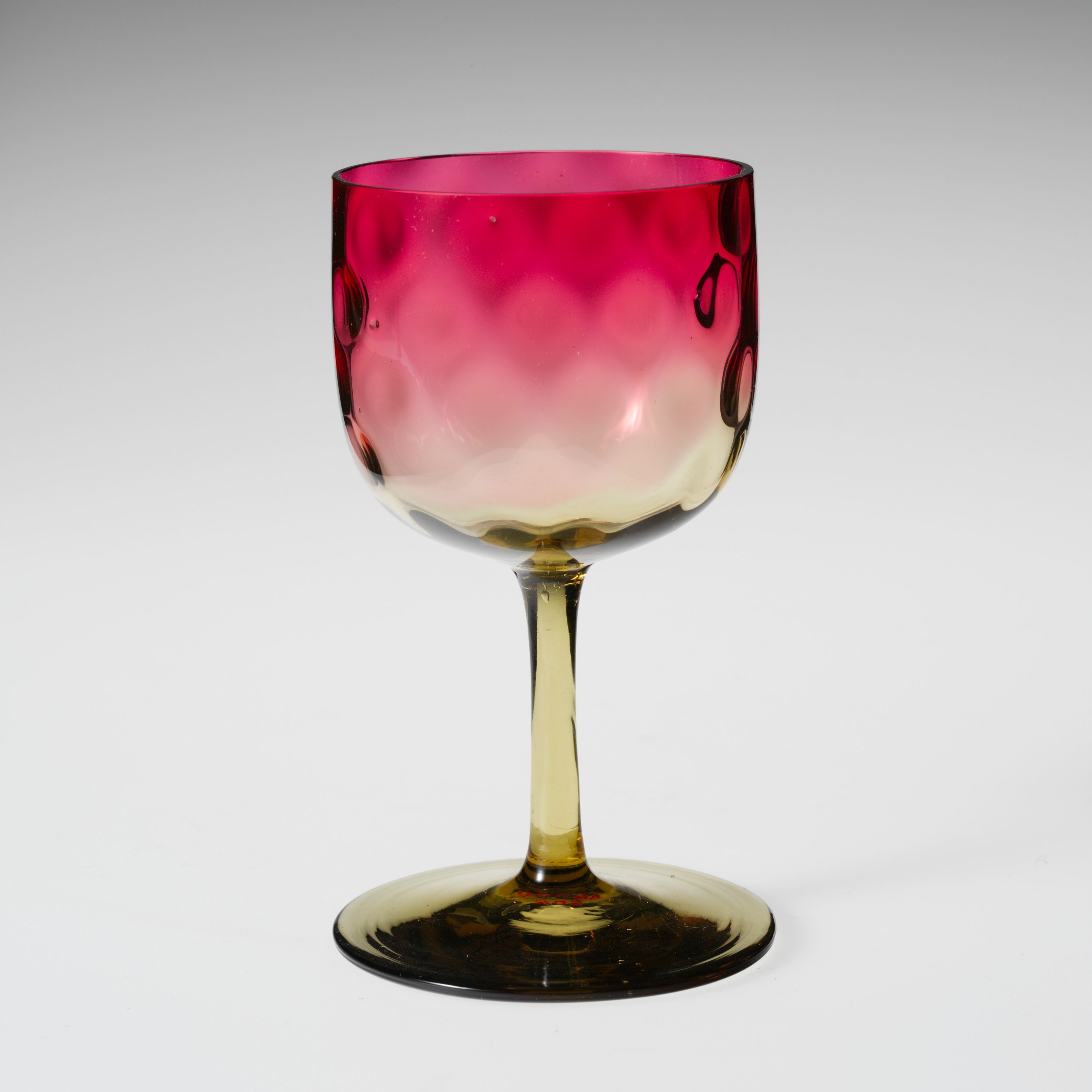 Wine Glass by Hobbs, Brockunier and Company